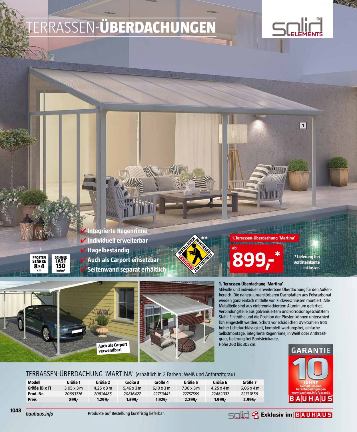 Bauhaus Prospekte . Seite 1048