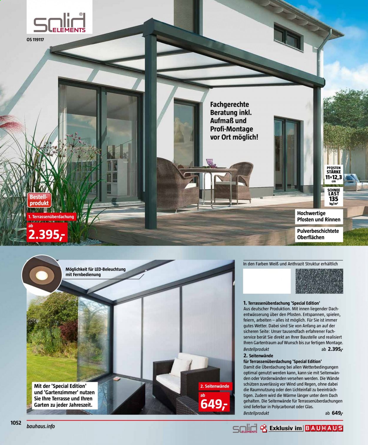 Bauhaus Prospekte . Seite 1052