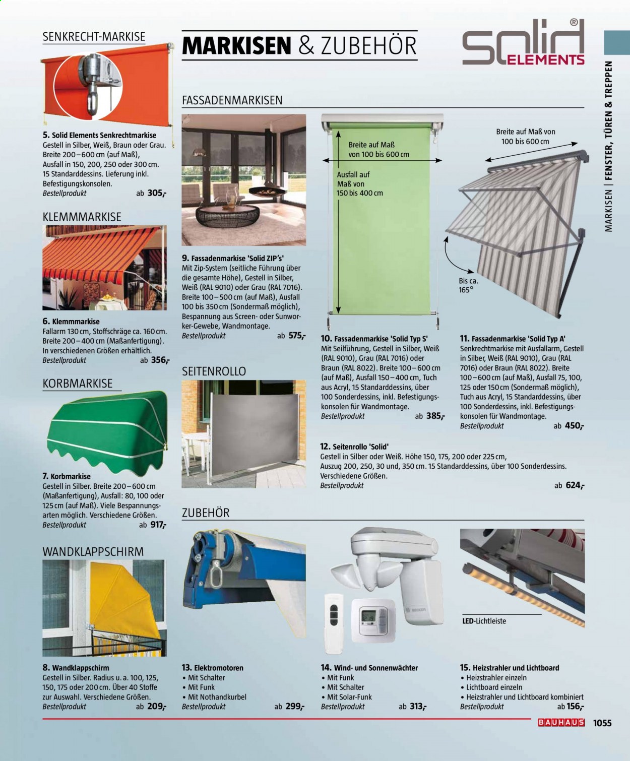 Bauhaus Prospekte . Seite 1055