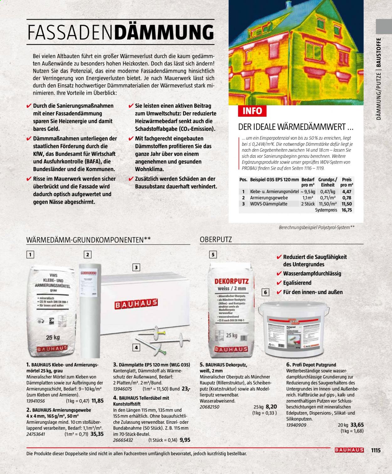 Bauhaus Prospekte . Seite 1115