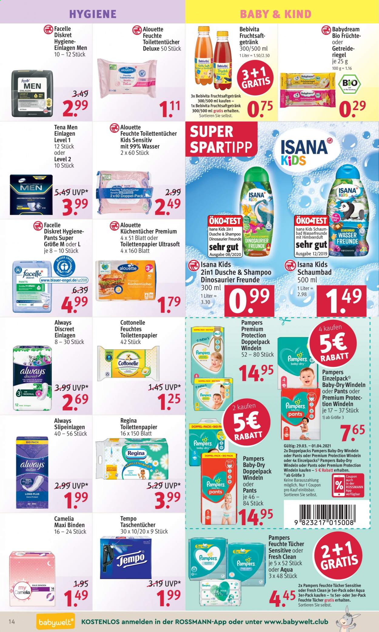 Rossmann Prospekte  - 29.03.2021 - 1.04.2021. Seite 14