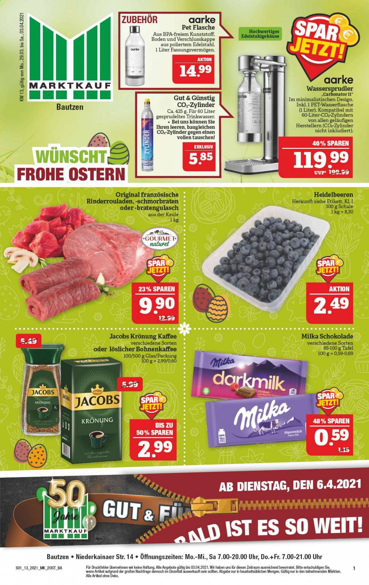 Marktkauf Prospekte  - 29.03.2021 - 3.04.2021. Seite 1