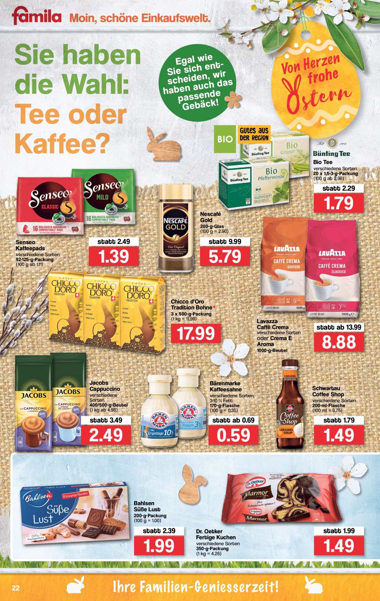 famila Prospekte  - 29.03.2021 - 3.04.2021. Seite 22