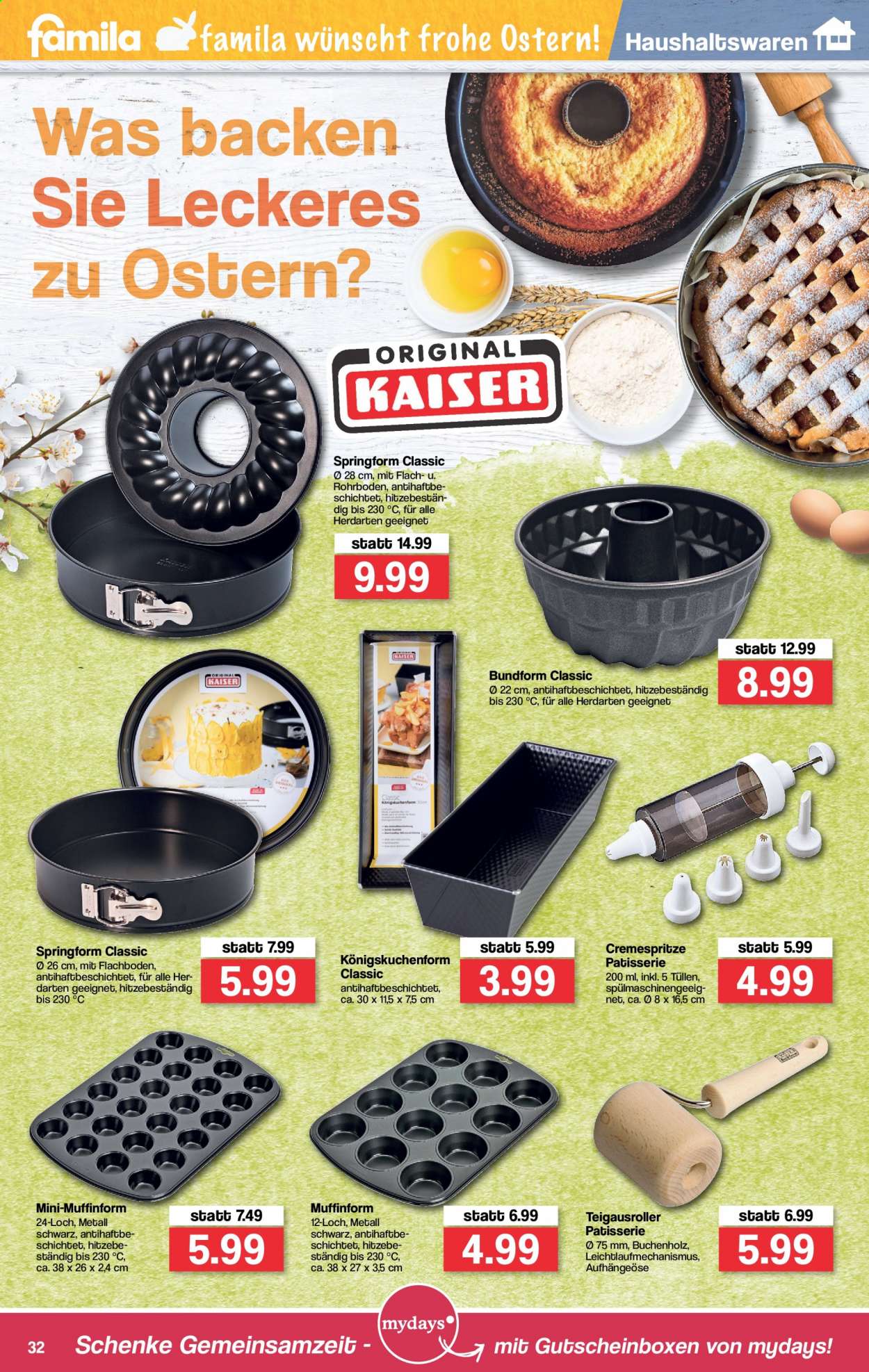 famila Prospekte  - 29.03.2021 - 3.04.2021. Seite 32