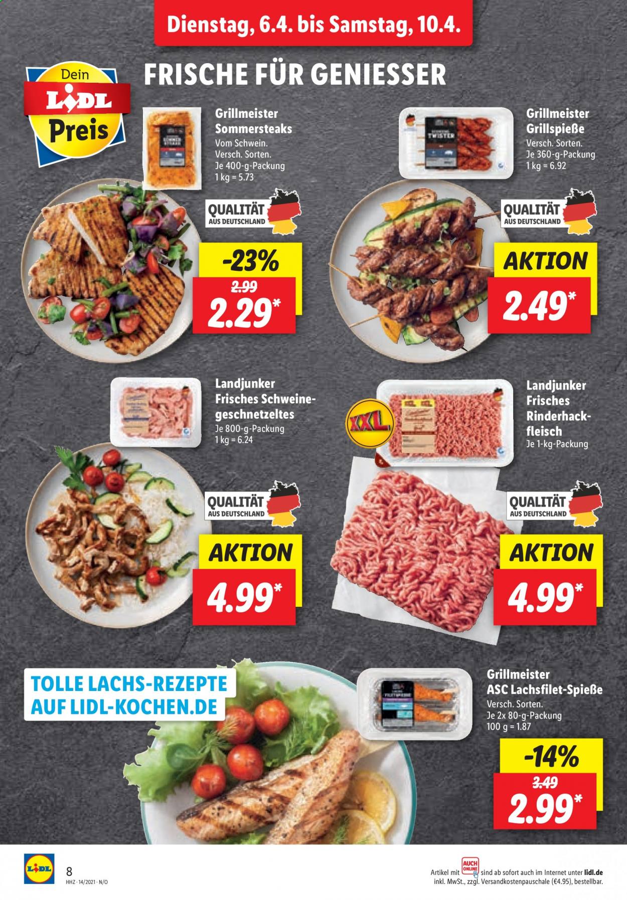 Lidl Prospekte  - 6.04.2021 - 10.04.2021. Seite 8