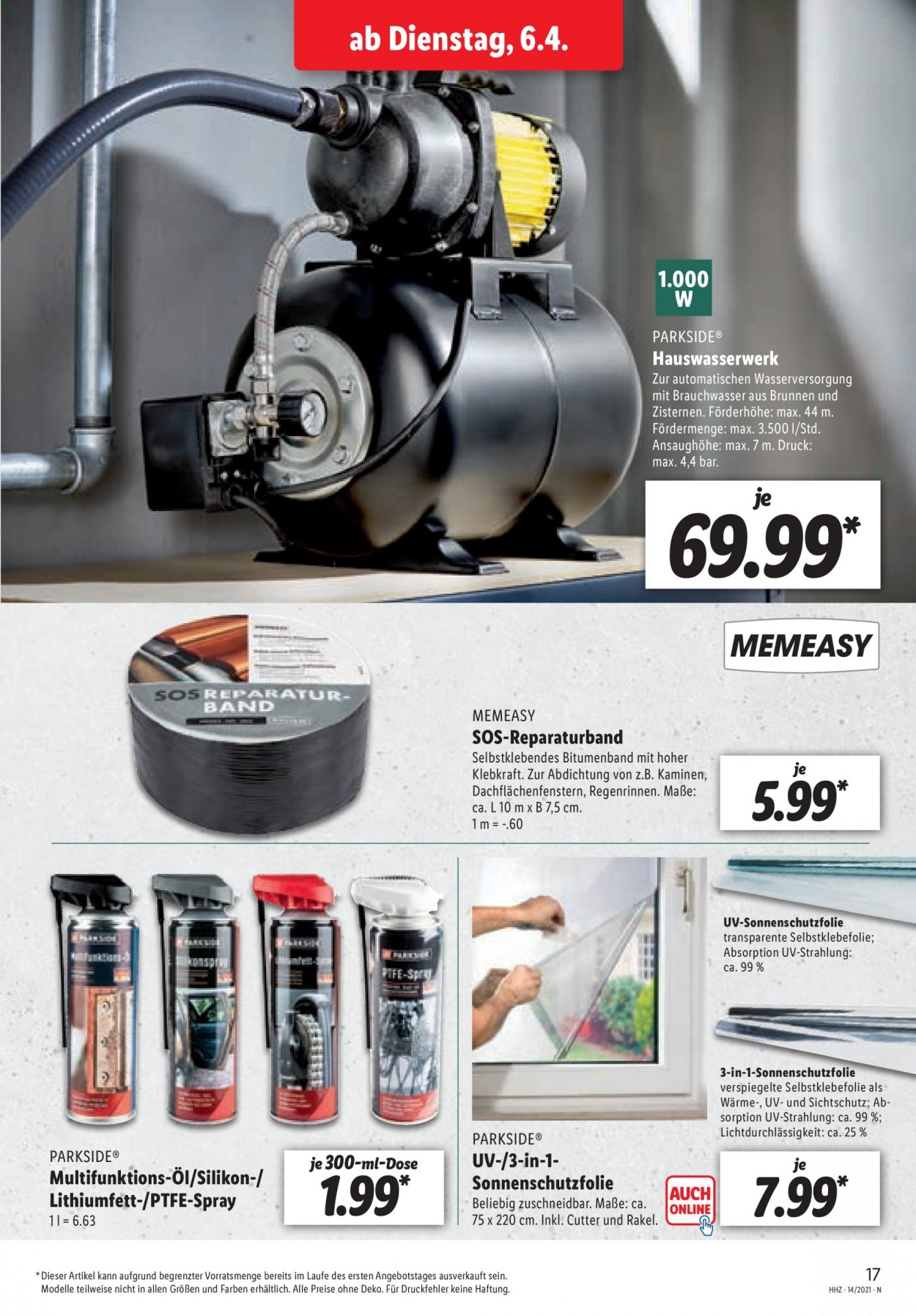 Lidl Prospekte  - 6.04.2021 - 10.04.2021. Seite 17