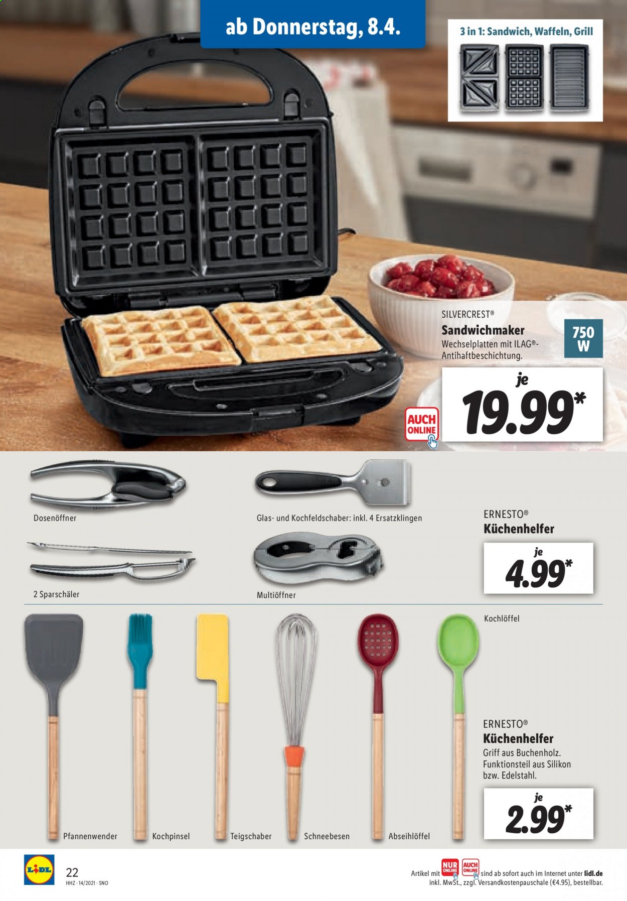 Lidl Prospekte  - 6.04.2021 - 10.04.2021. Seite 22