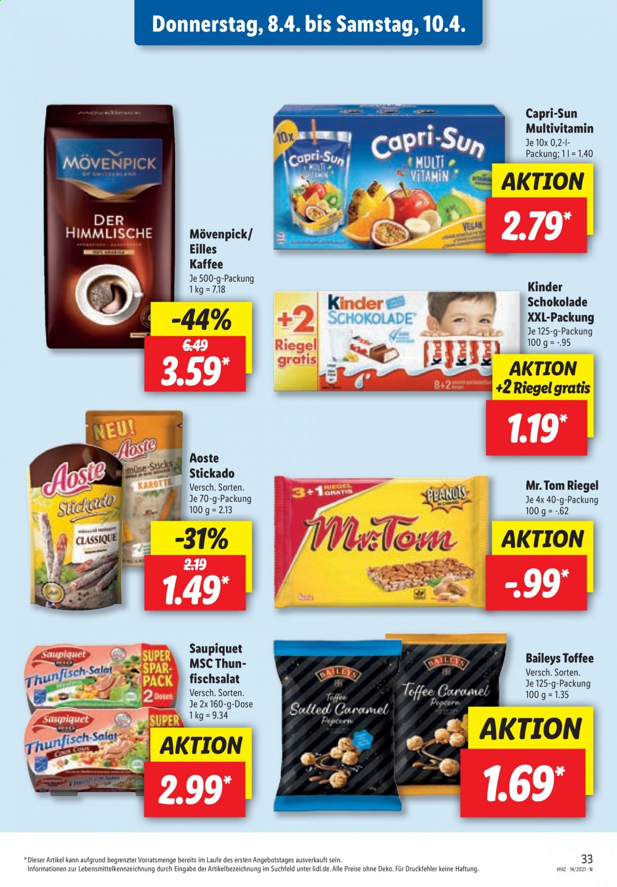 Lidl Prospekte  - 6.04.2021 - 10.04.2021. Seite 33