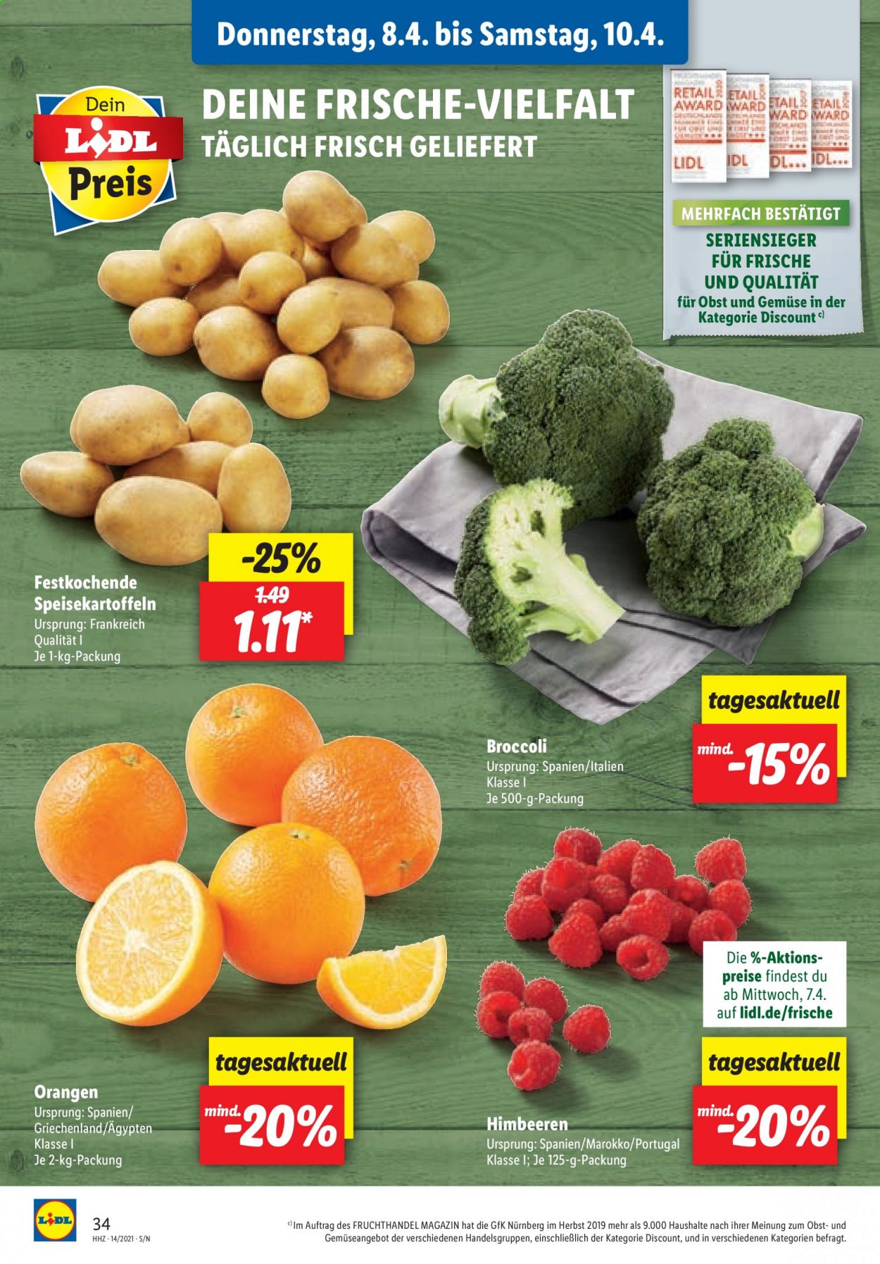 Lidl Prospekte  - 6.04.2021 - 10.04.2021. Seite 34