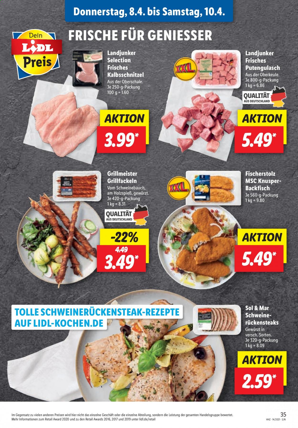 Lidl Prospekte  - 6.04.2021 - 10.04.2021. Seite 35
