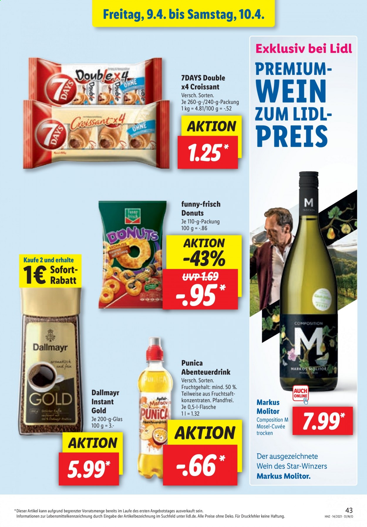 Lidl Prospekte  - 6.04.2021 - 10.04.2021. Seite 43