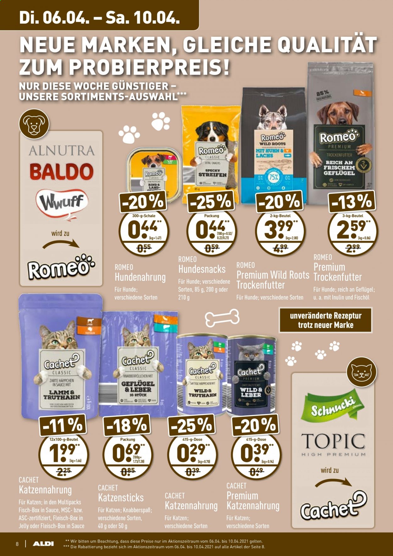 ALDI Nord Prospekte  - 6.04.2021 - 10.04.2021. Seite 8
