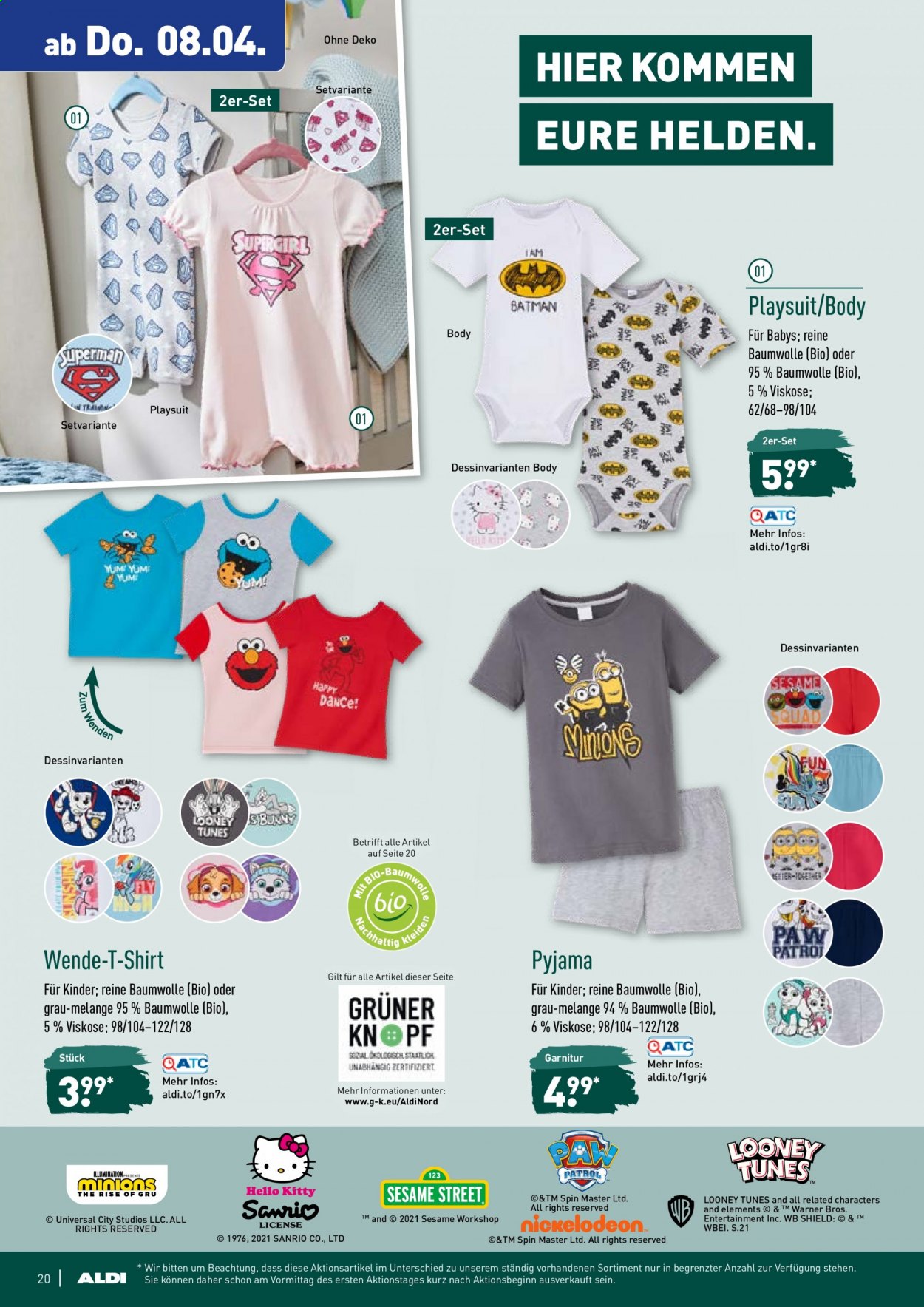 ALDI Nord Prospekte  - 6.04.2021 - 10.04.2021. Seite 20
