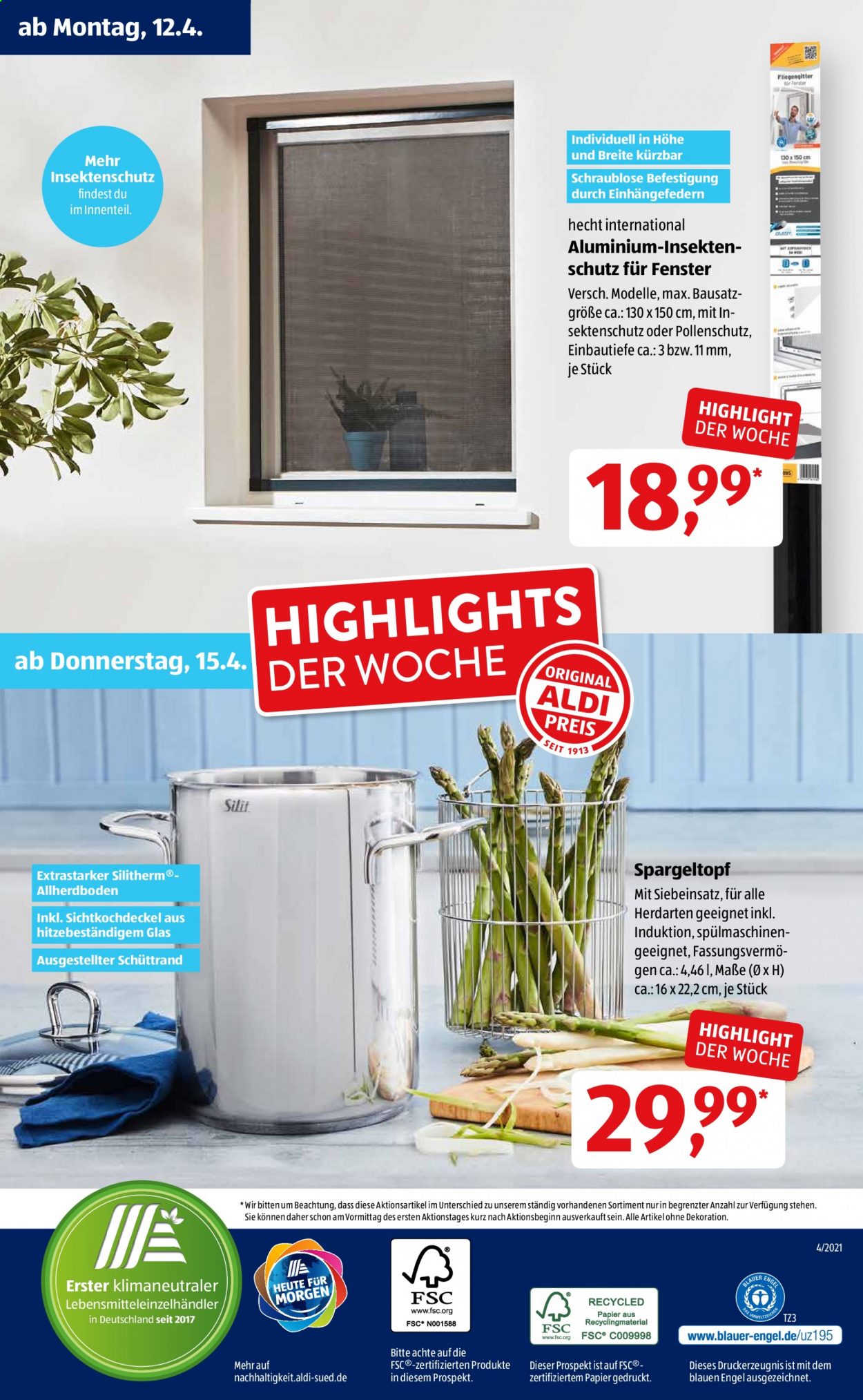 ALDI SÜD Prospekte  - 12.04.2021 - 17.04.2021. Seite 36