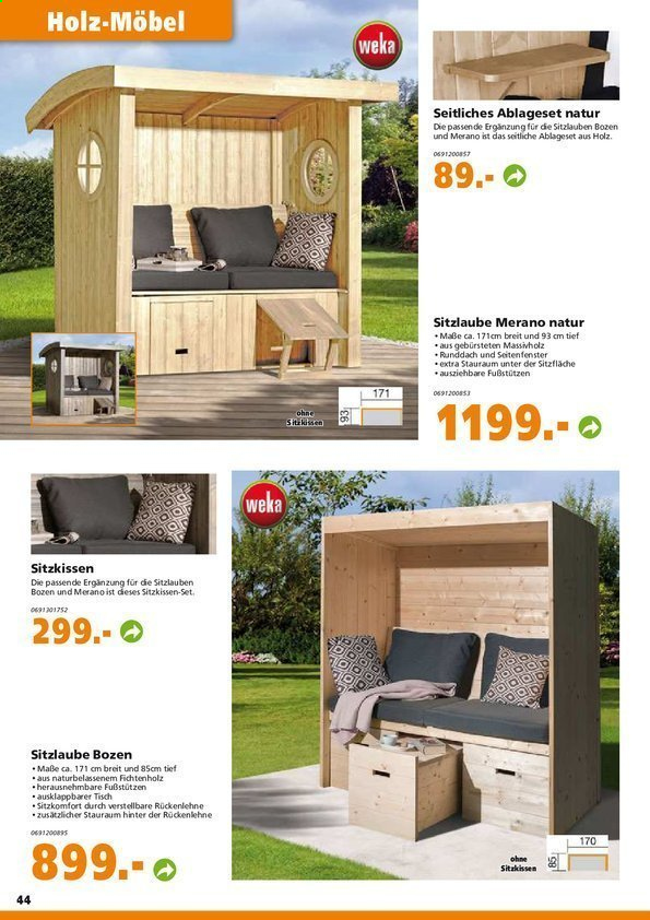 Globus Baumarkt Prospekte . Seite 44