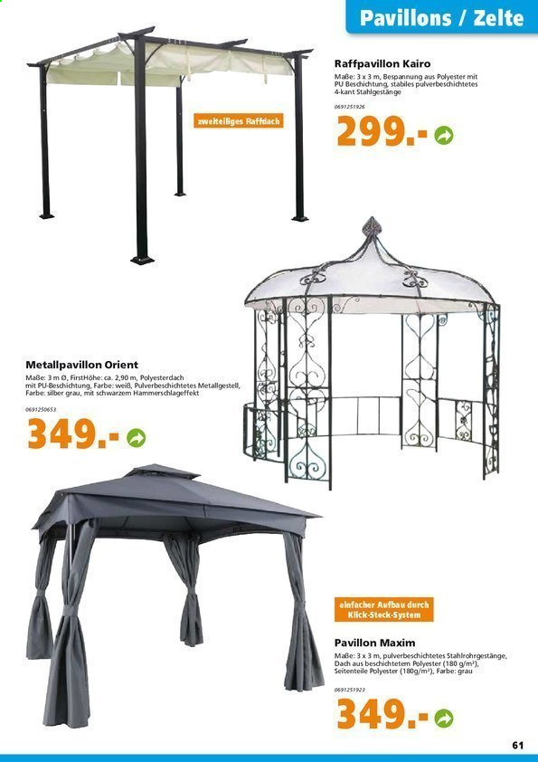 Globus Baumarkt Prospekte . Seite 61