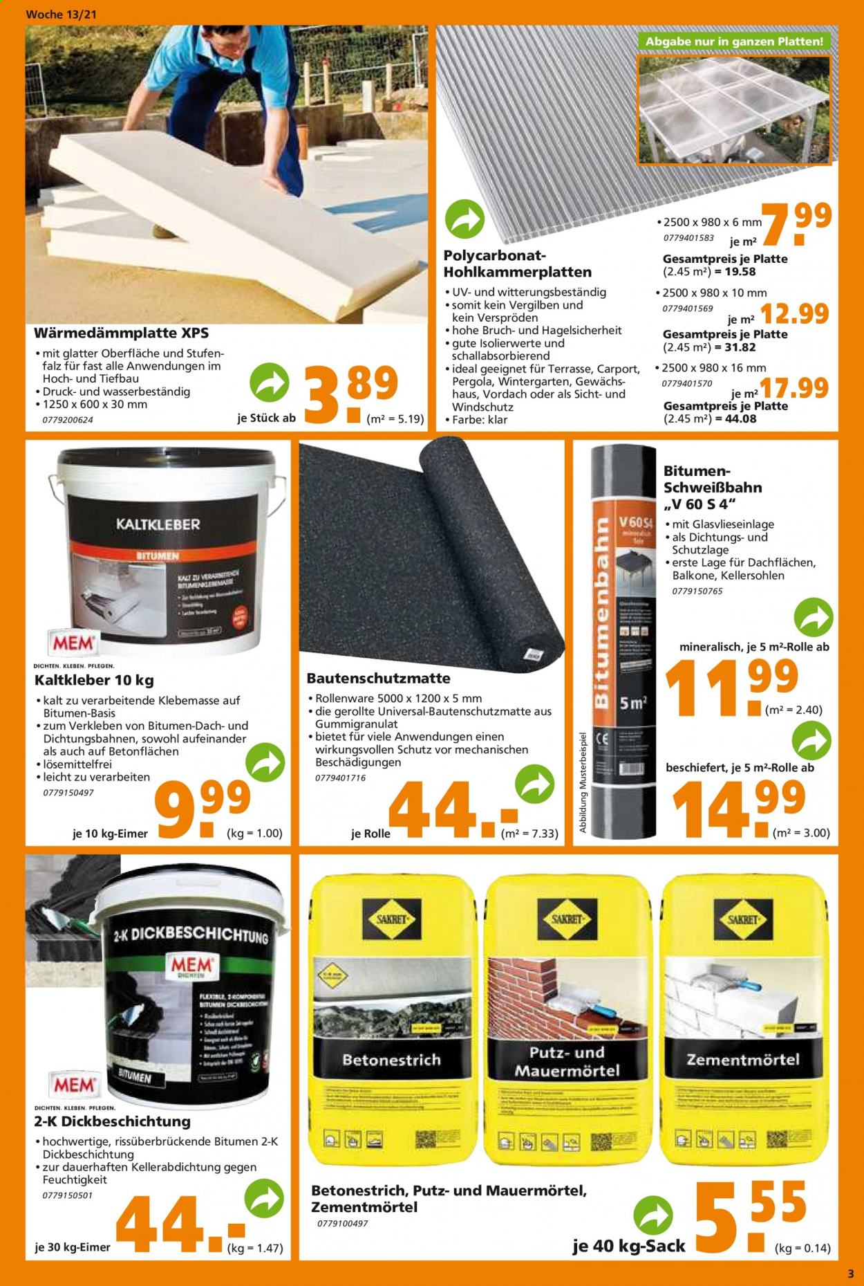 Globus Baumarkt Prospekte  - 29.03.2021 - 3.04.2021. Seite 3