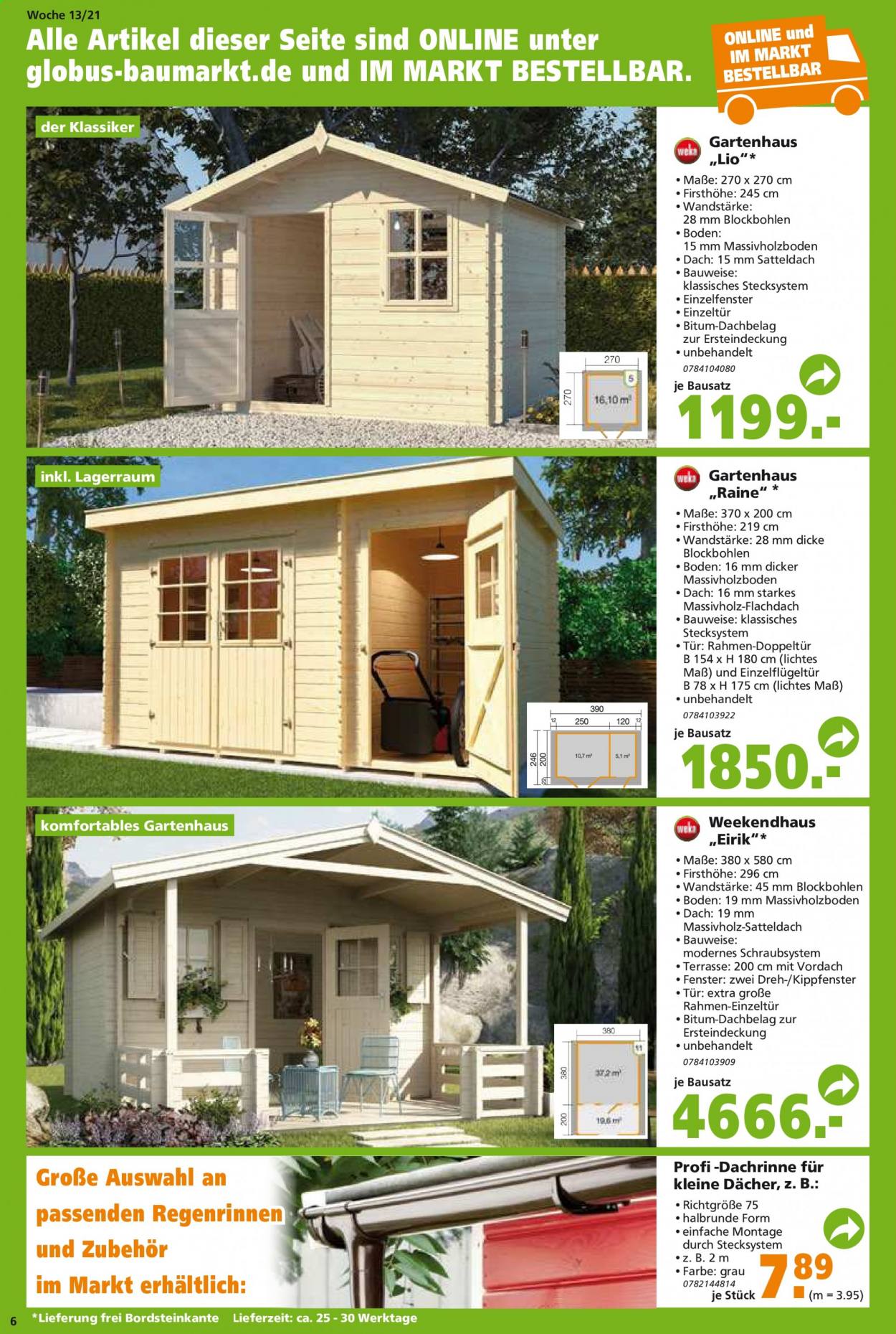Globus Baumarkt Prospekte  - 29.03.2021 - 3.04.2021. Seite 6