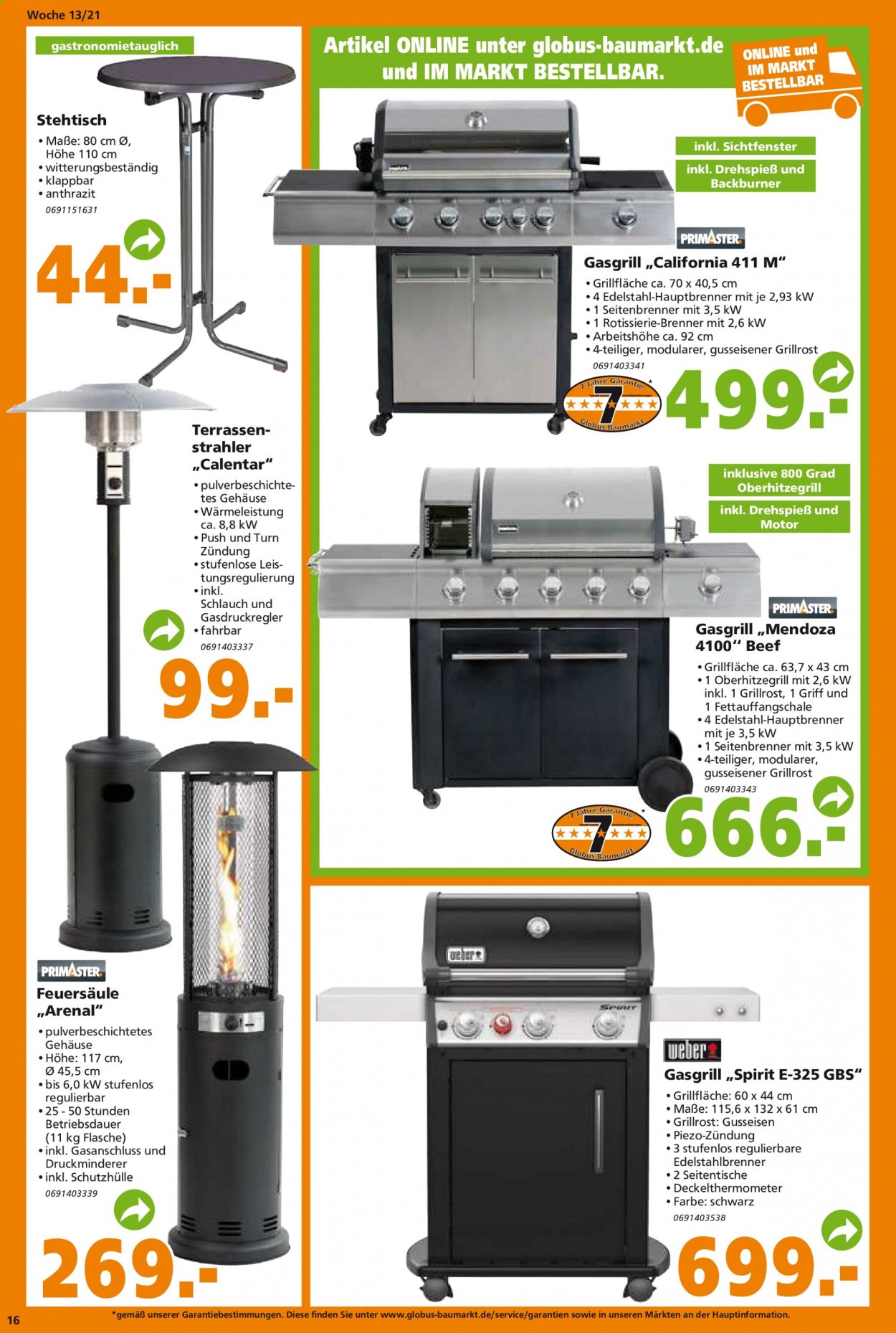 Globus Baumarkt Prospekte  - 29.03.2021 - 3.04.2021. Seite 16
