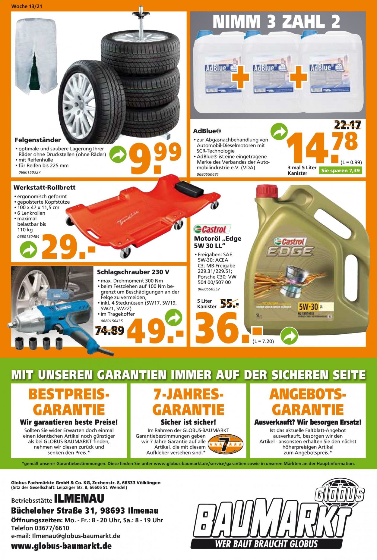 Globus Baumarkt Prospekte  - 29.03.2021 - 3.04.2021. Seite 28