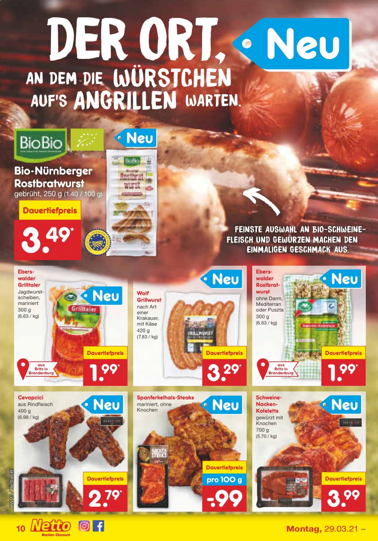 Netto Marken-Discount Prospekte  - 29.03.2021 - 3.04.2021. Seite 10