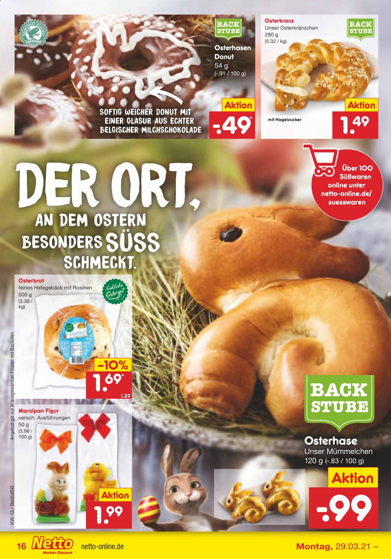 Netto Marken-Discount Prospekte  - 29.03.2021 - 3.04.2021. Seite 16