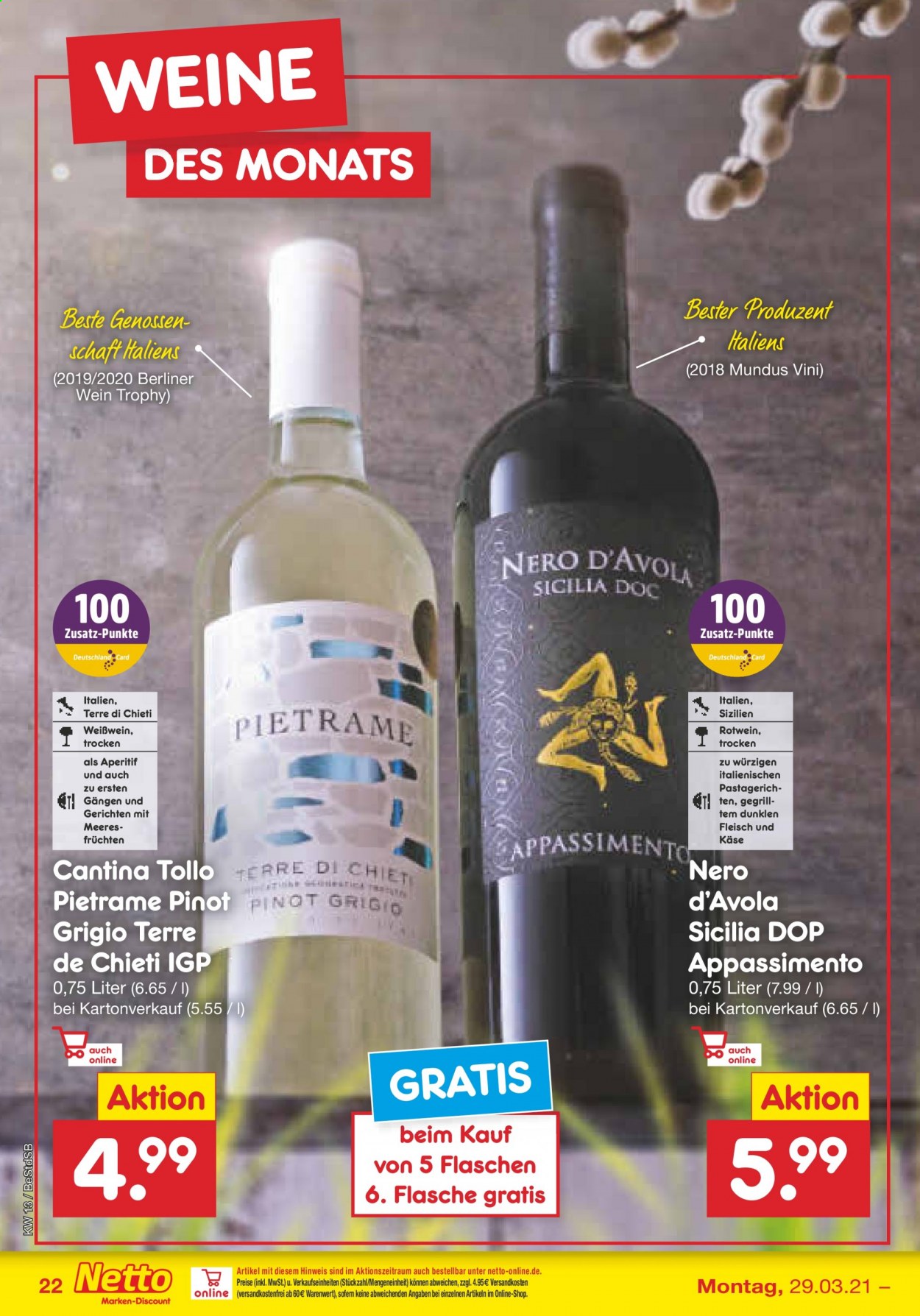 Netto Marken-Discount Prospekte  - 29.03.2021 - 3.04.2021. Seite 22