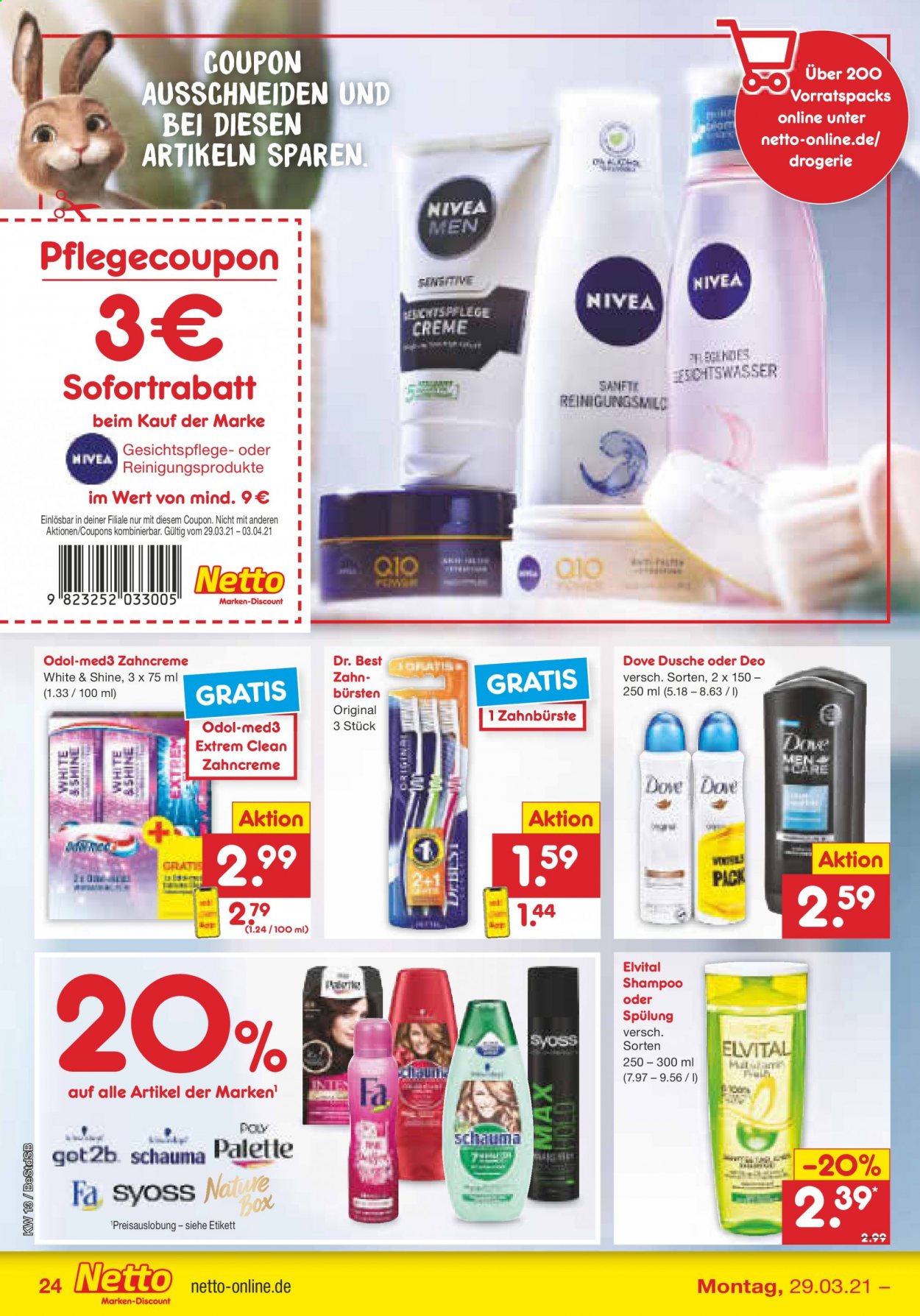 Netto Marken-Discount Prospekte  - 29.03.2021 - 3.04.2021. Seite 24