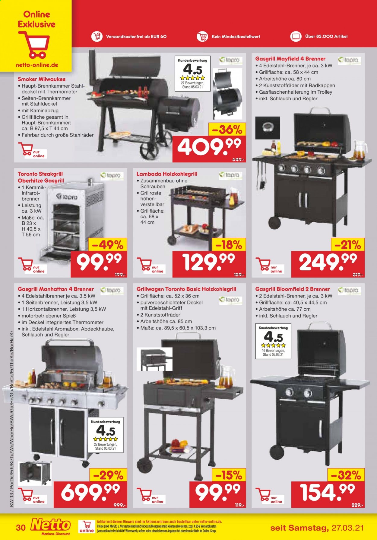 Netto Marken-Discount Prospekte  - 29.03.2021 - 3.04.2021. Seite 30