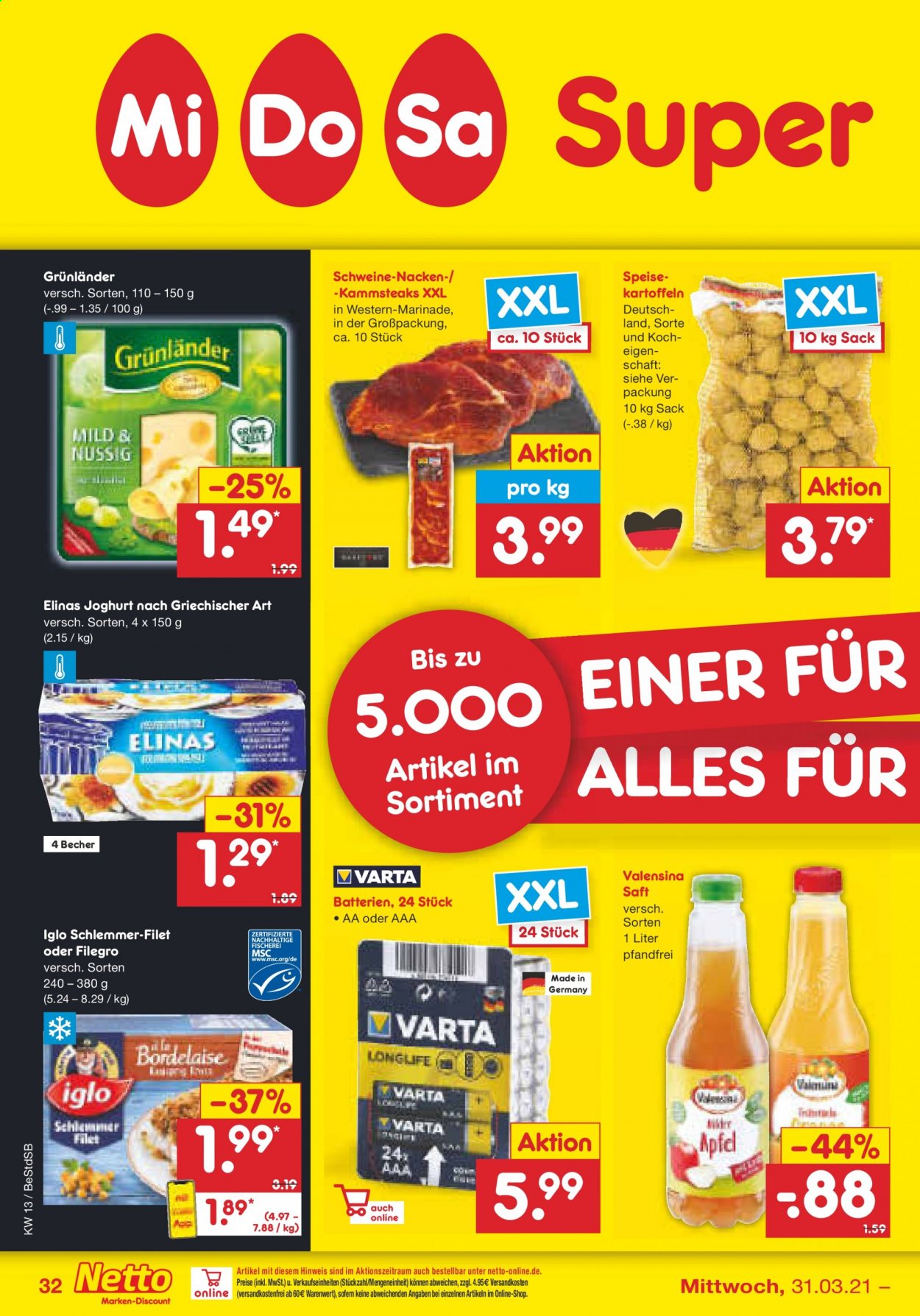 Netto Marken-Discount Prospekte  - 29.03.2021 - 3.04.2021. Seite 32