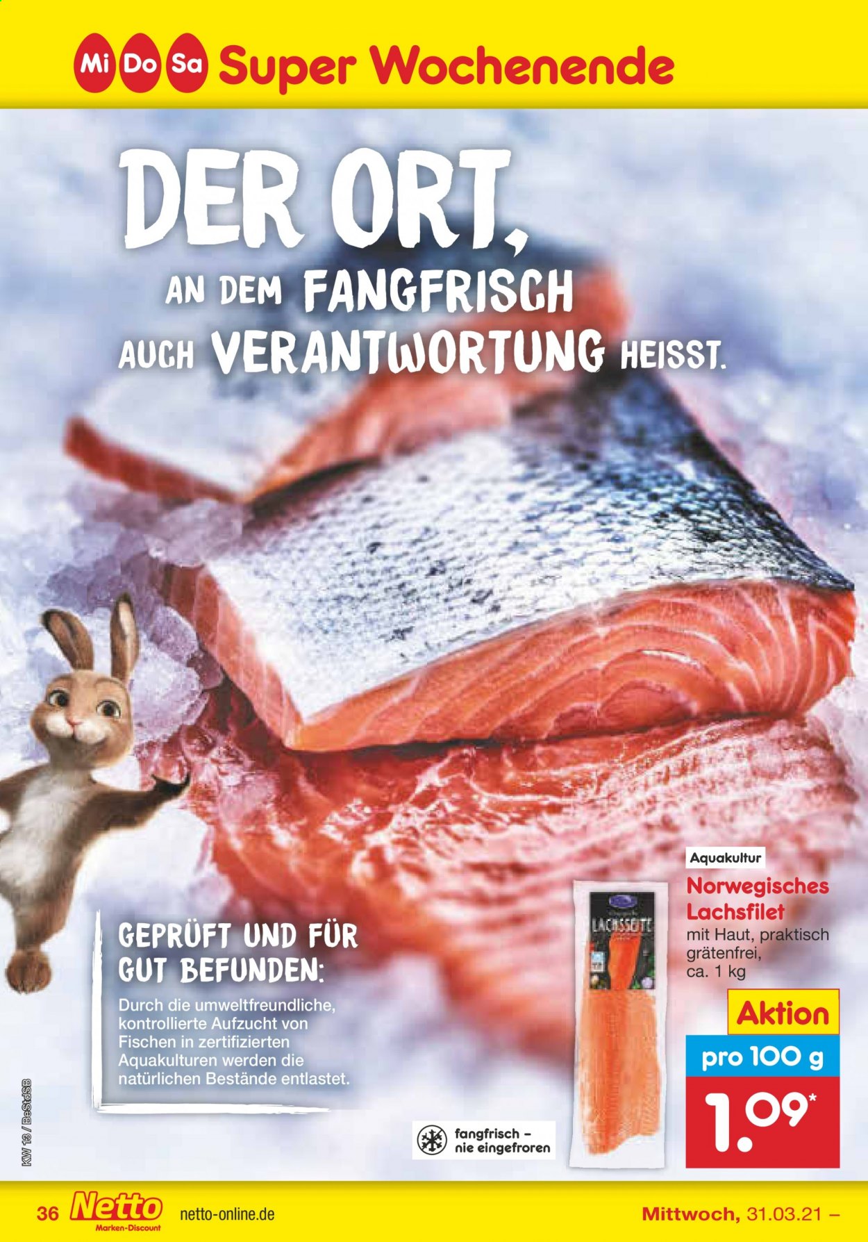 Netto Marken-Discount Prospekte  - 29.03.2021 - 3.04.2021. Seite 36