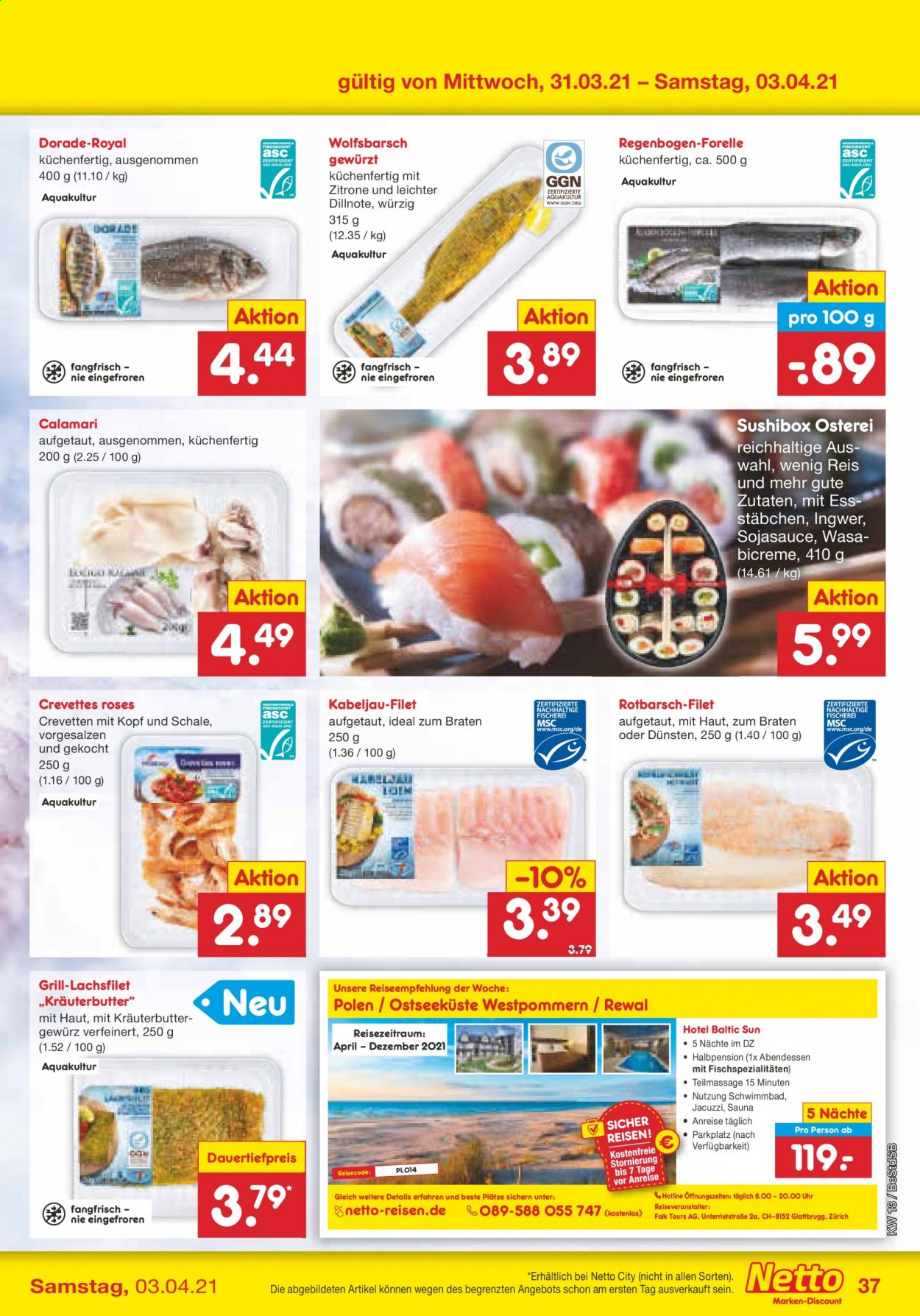 Netto Marken-Discount Prospekte  - 29.03.2021 - 3.04.2021. Seite 37