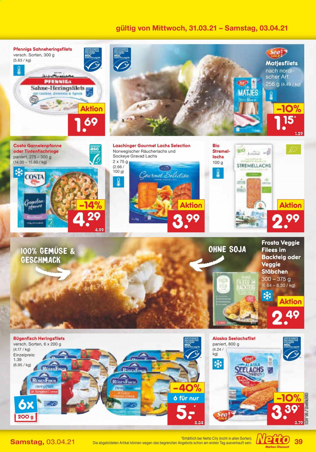 Netto Marken-Discount Prospekte  - 29.03.2021 - 3.04.2021. Seite 39