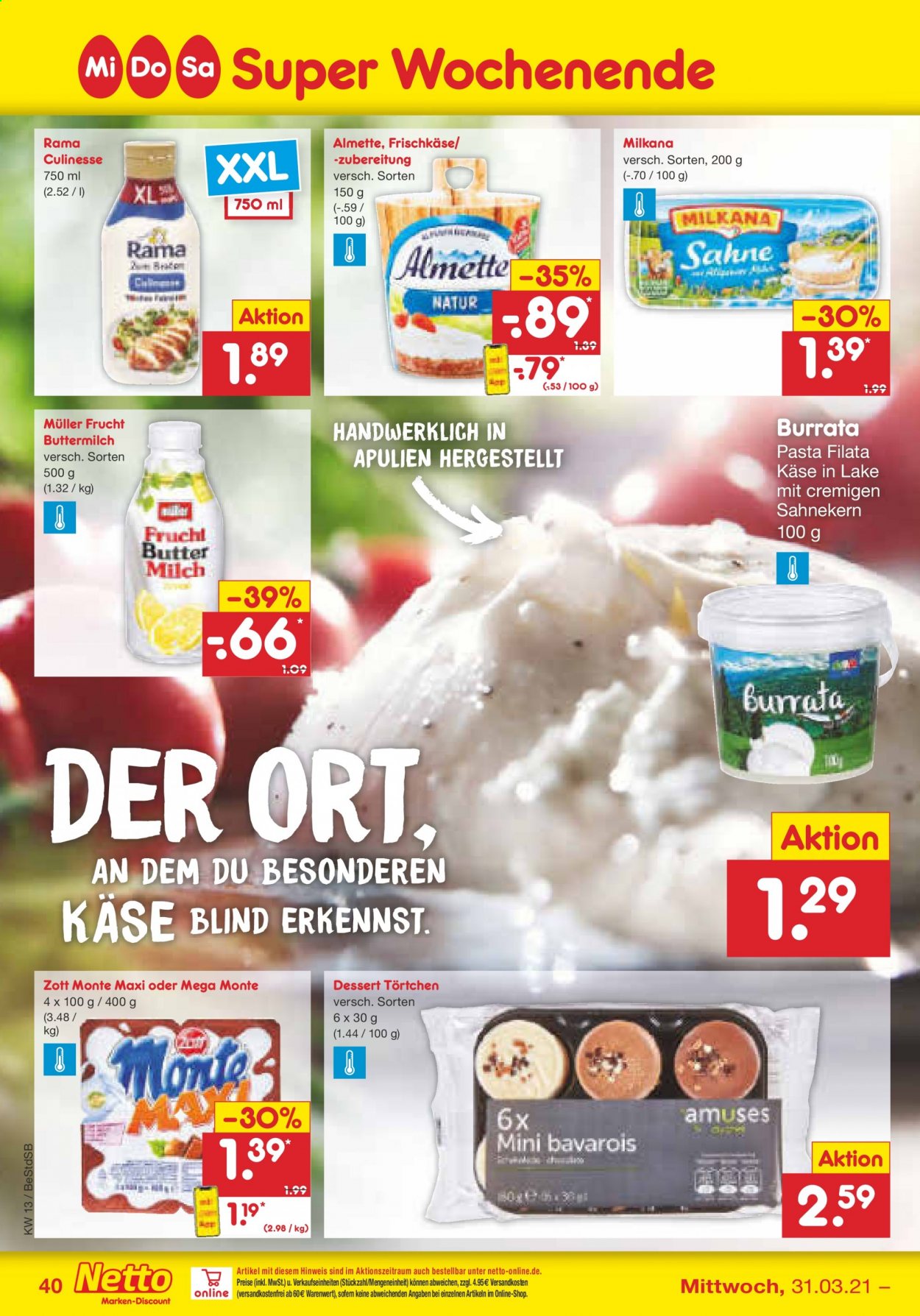 Netto Marken-Discount Prospekte  - 29.03.2021 - 3.04.2021. Seite 40