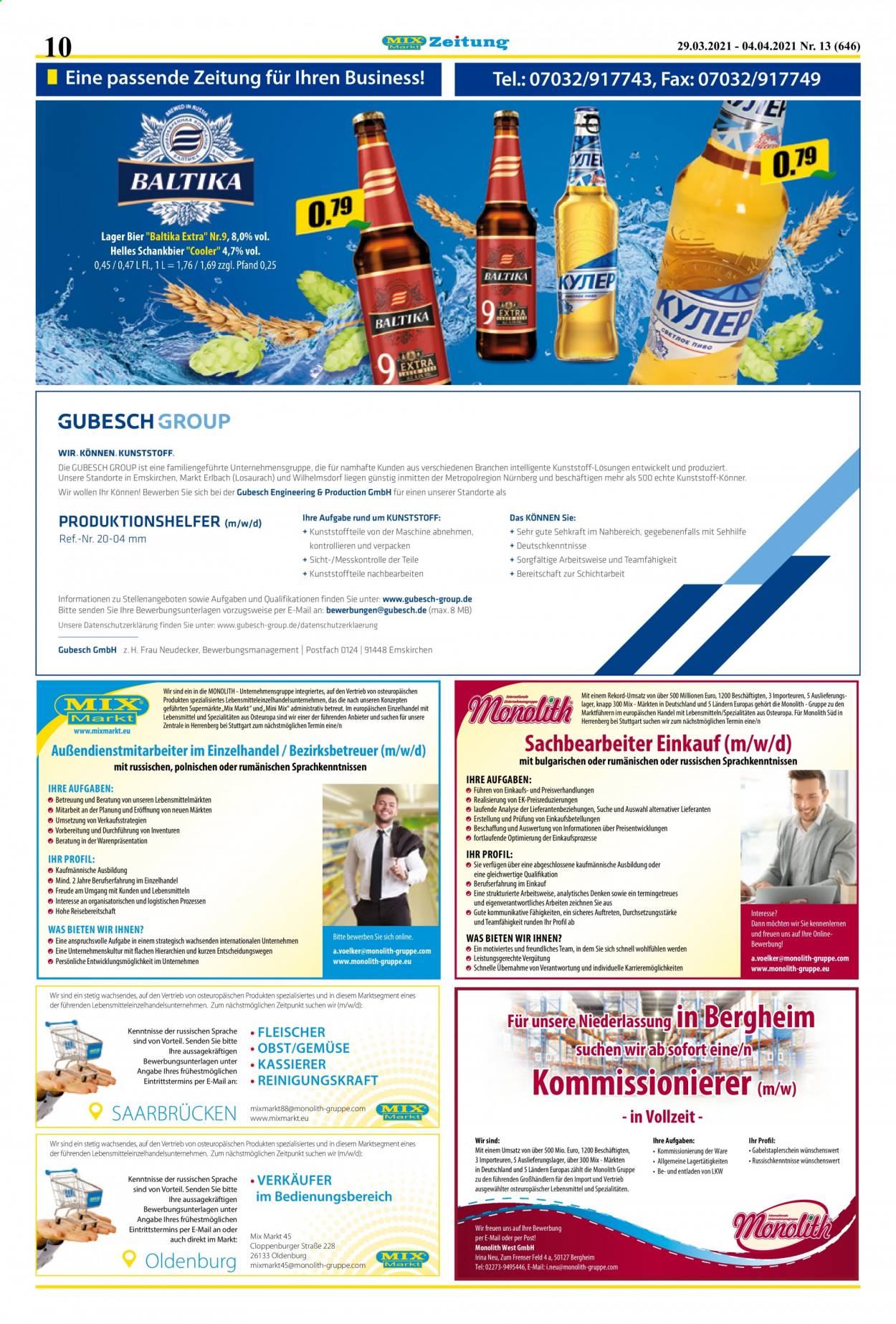 Mix Markt Prospekte  - 29.03.2021 - 4.04.2021. Seite 3