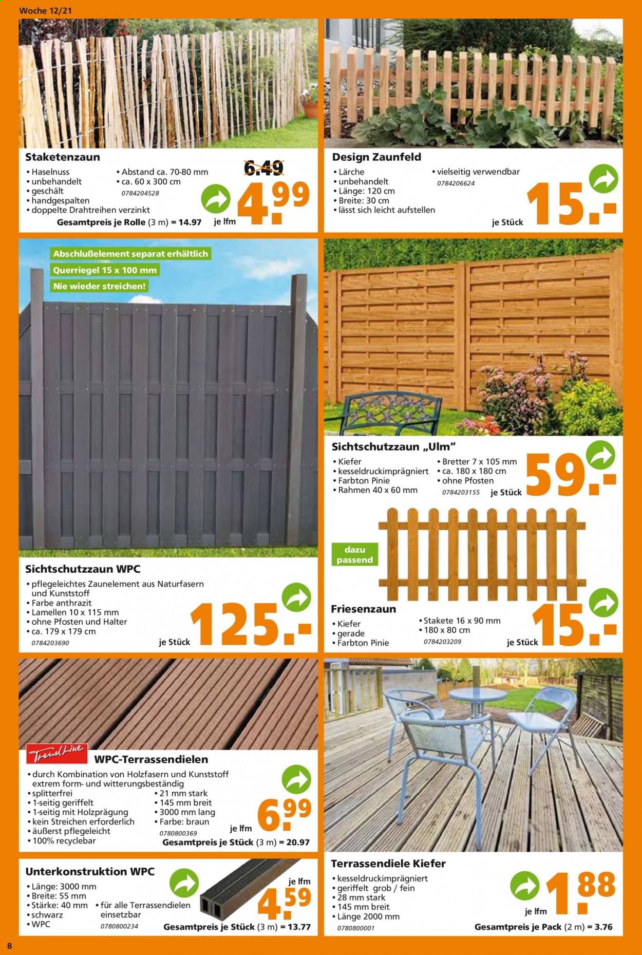 Globus Baumarkt Prospekte  - 23.03.2021 - 30.03.2021. Seite 8