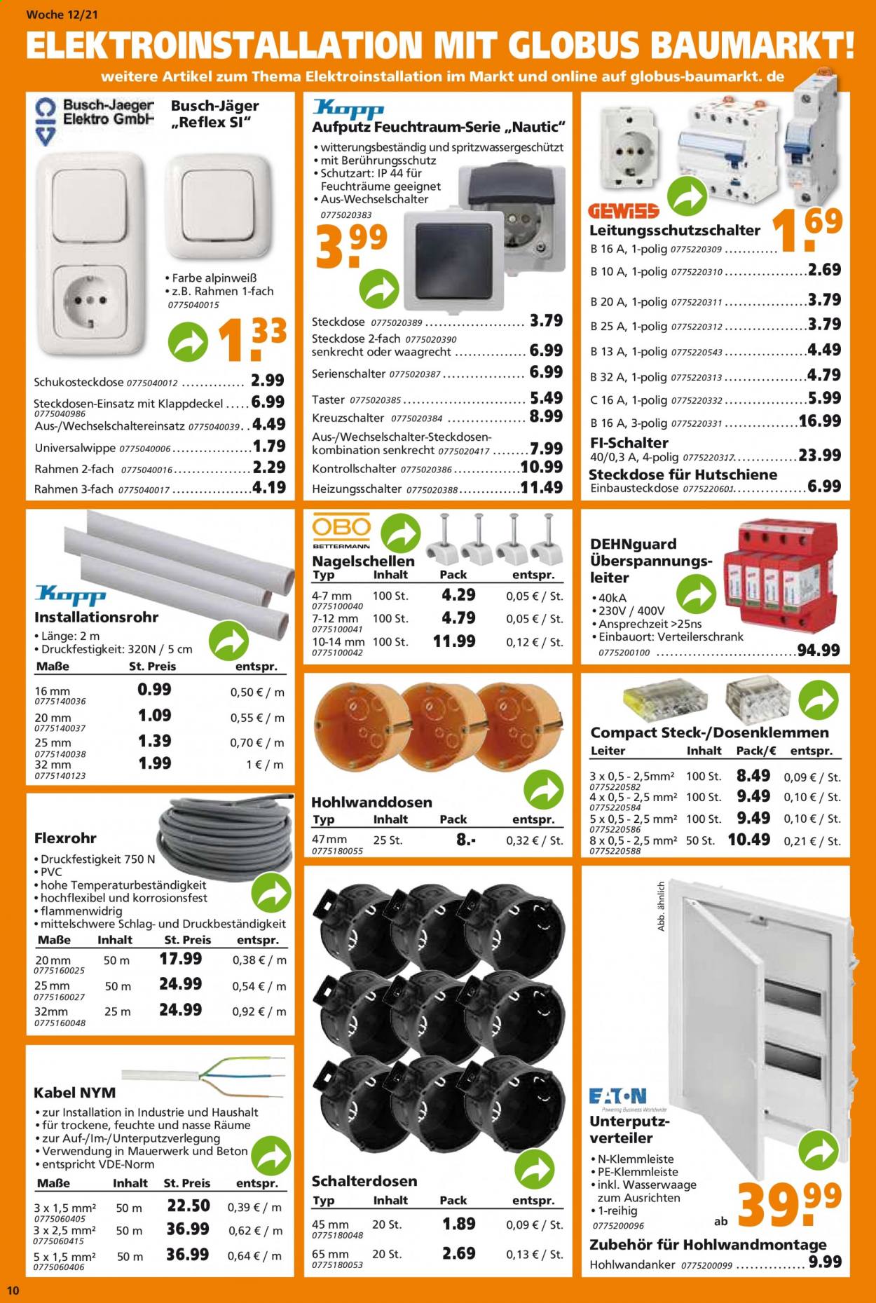 Globus Baumarkt Prospekte  - 23.03.2021 - 30.03.2021. Seite 10