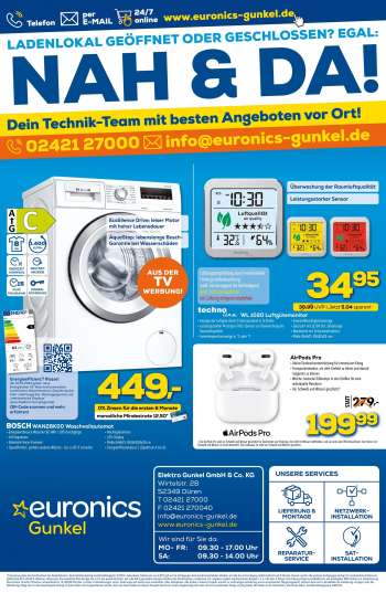 Prospekte Euronics - 30.3.2021 - 5.4.2021.