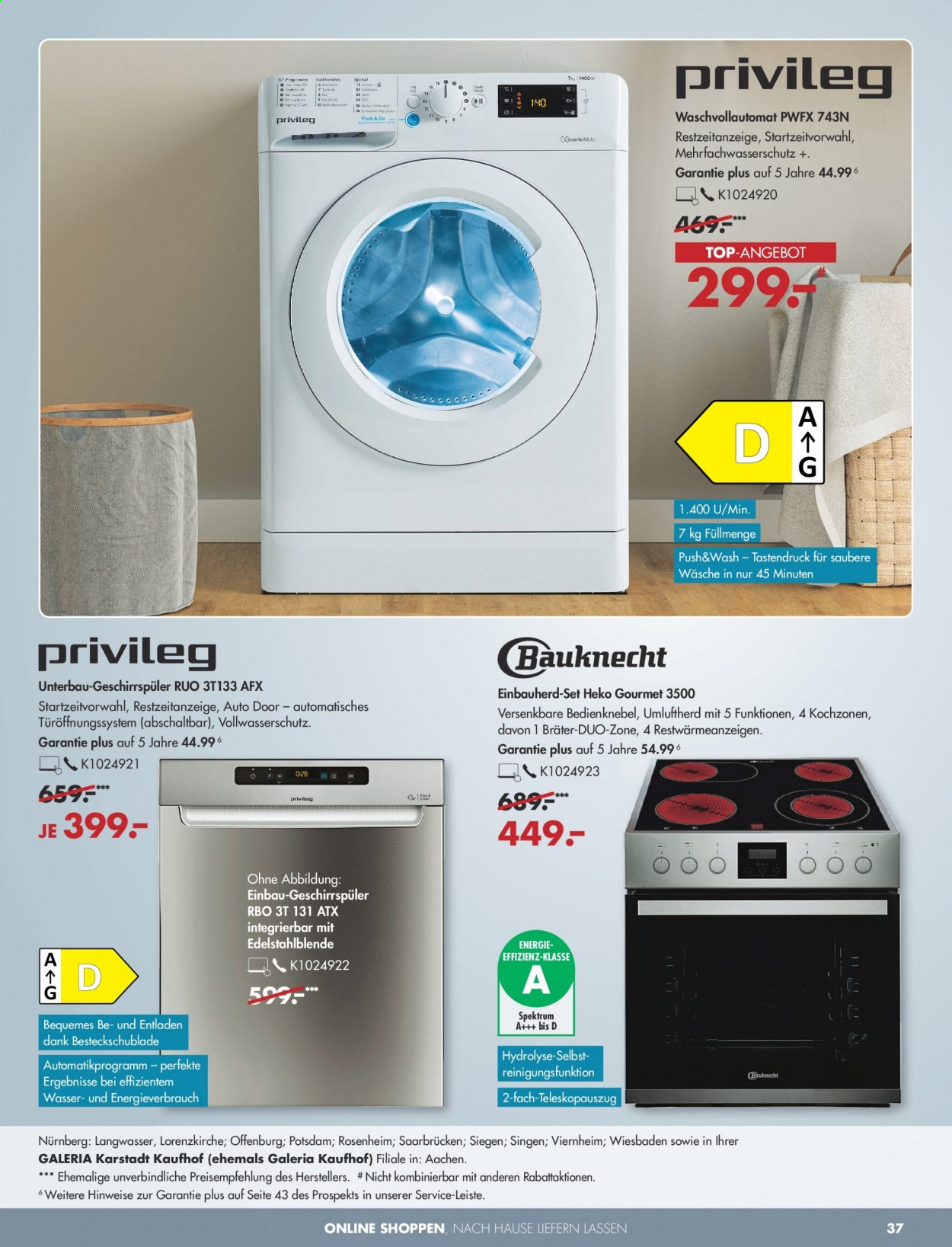GALERIA Karstadt Kaufhof Prospekte  - 29.03.2021 - 5.04.2021. Seite 37