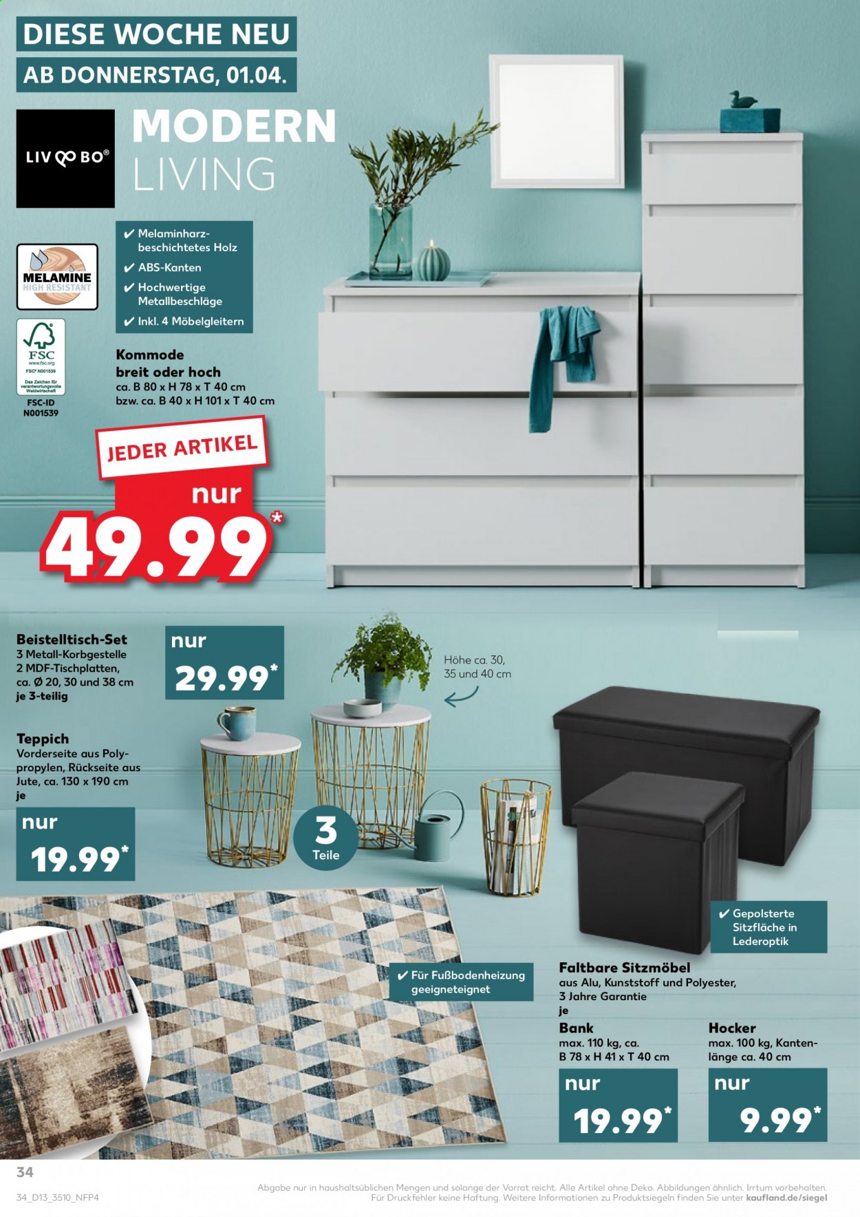 Kaufland Prospekte  - 1.04.2021 - 7.04.2021. Seite 34