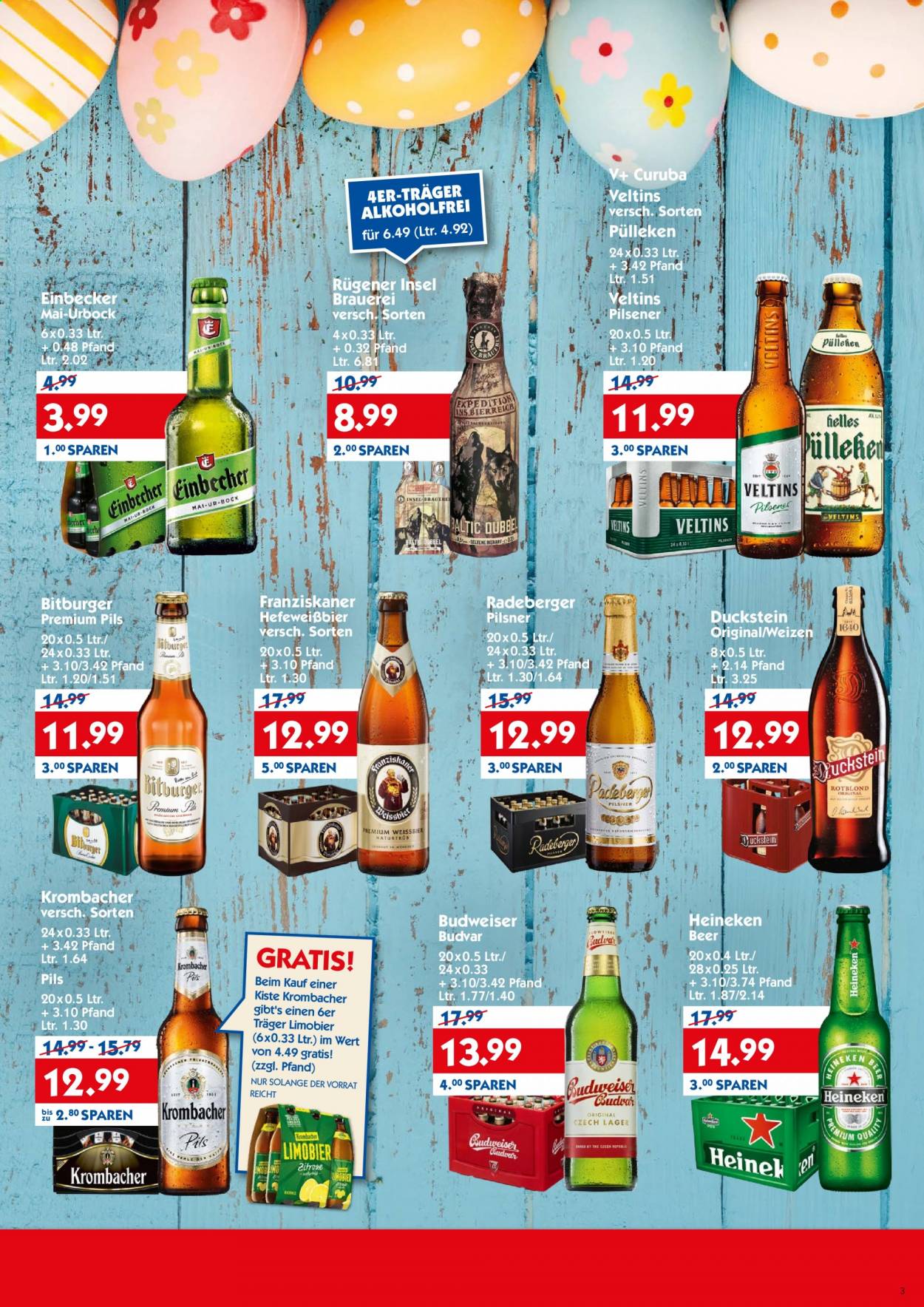 Hol'ab! Getränkemarkt Prospekte  - 29.03.2021 - 3.04.2021. Seite 3