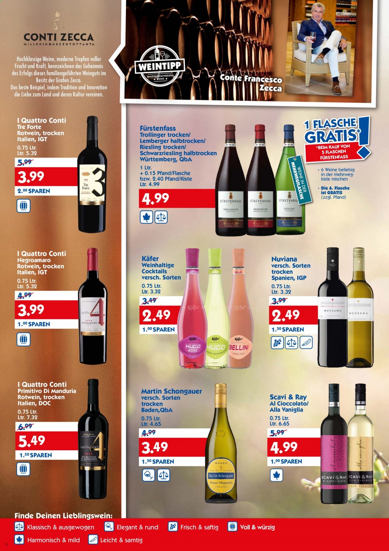 Hol'ab! Getränkemarkt Prospekte  - 29.03.2021 - 3.04.2021. Seite 6