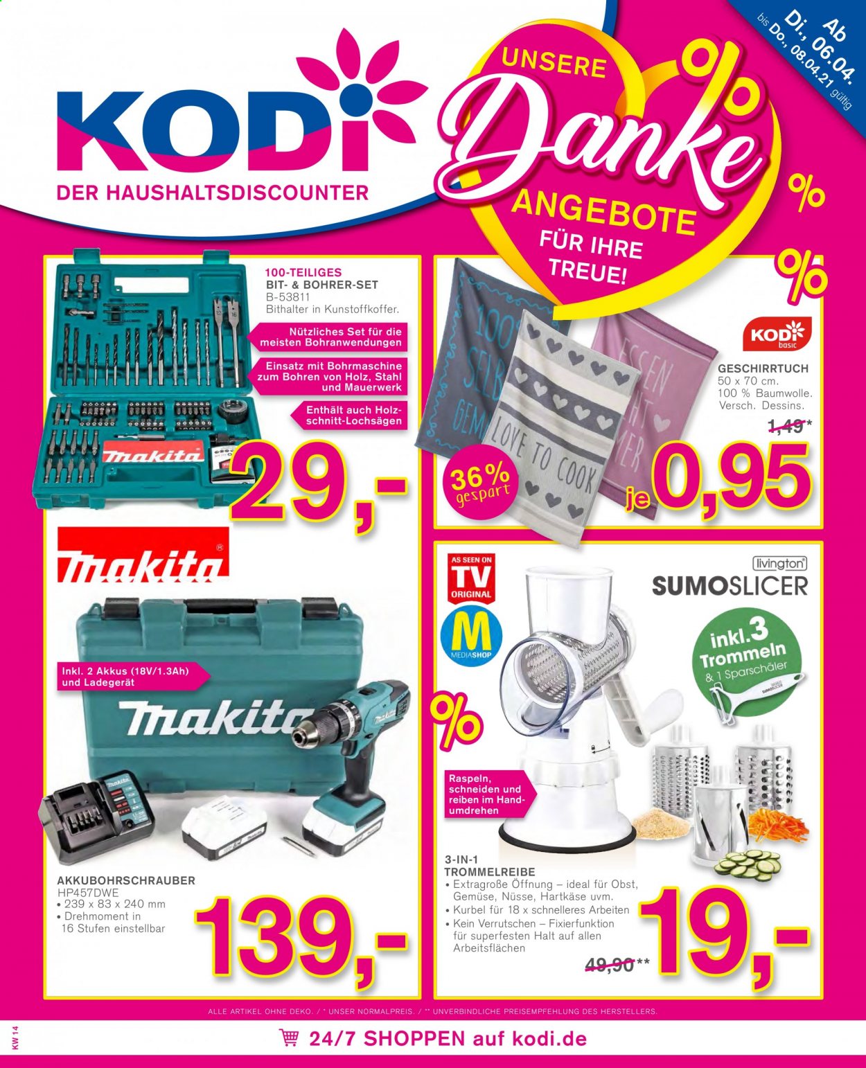 KODi Prospekte  - 5.04.2021 - 10.04.2021. Seite 1