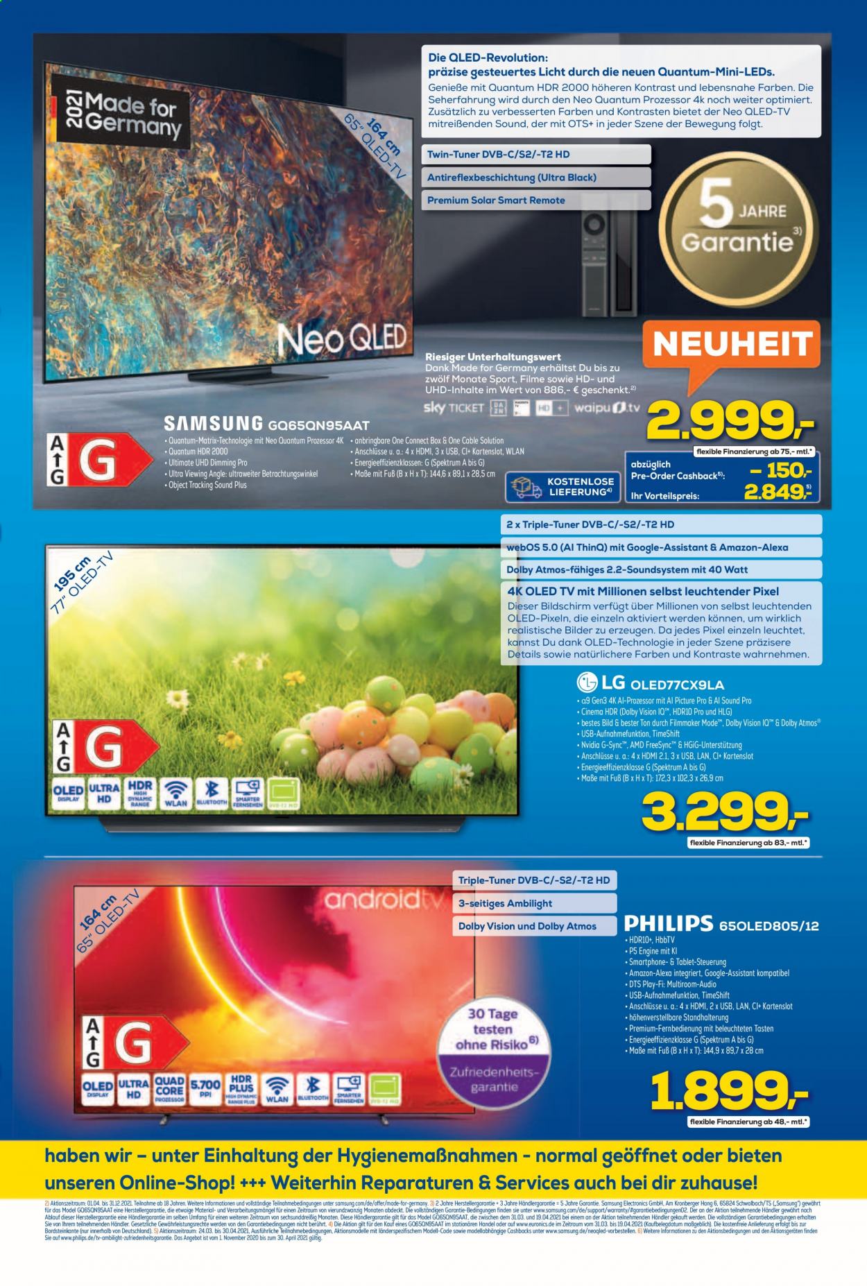 Euronics Prospekte  - 31.03.2021 - 6.04.2021. Seite 3