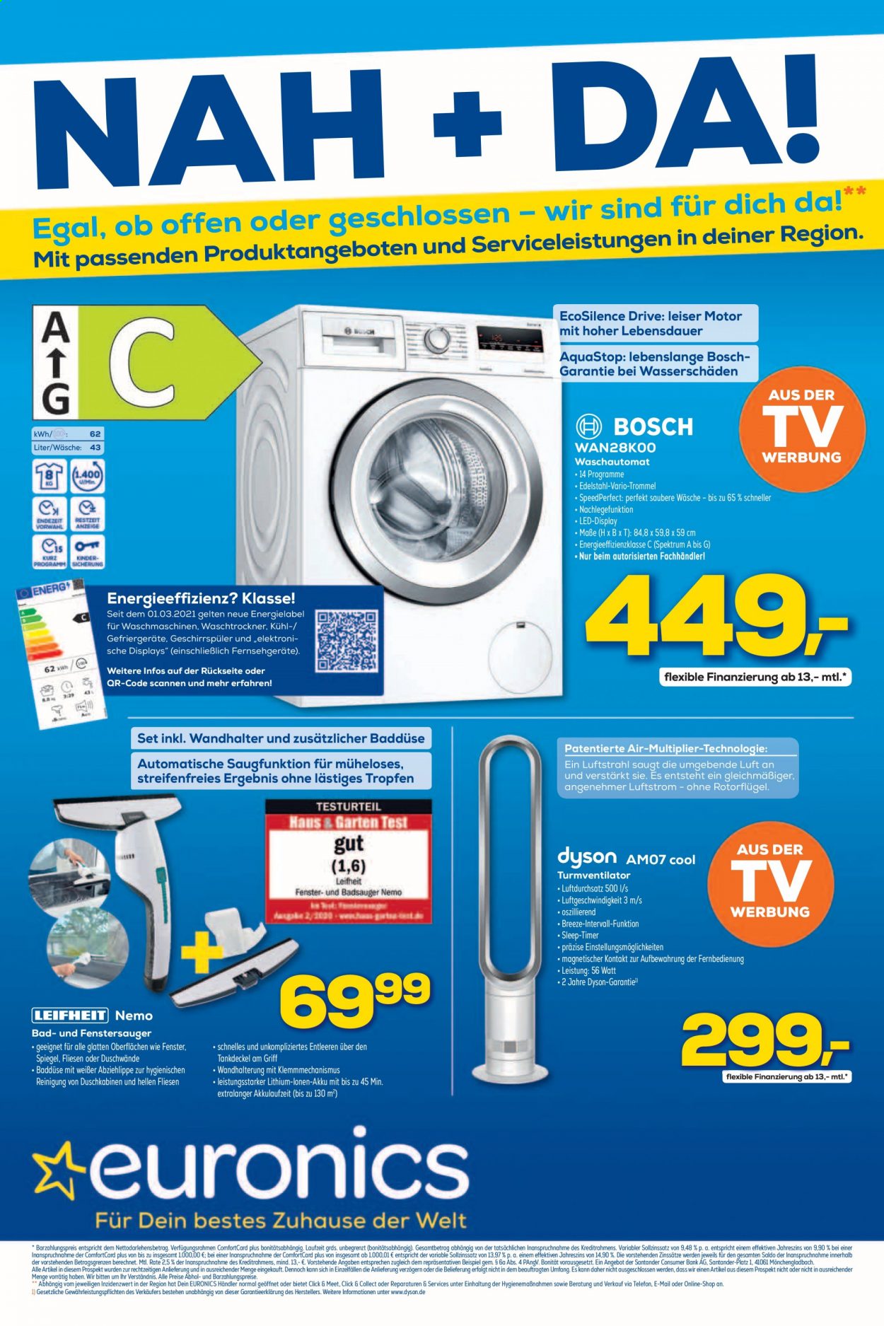 Euronics Prospekte  - 31.03.2021 - 6.04.2021. Seite 1