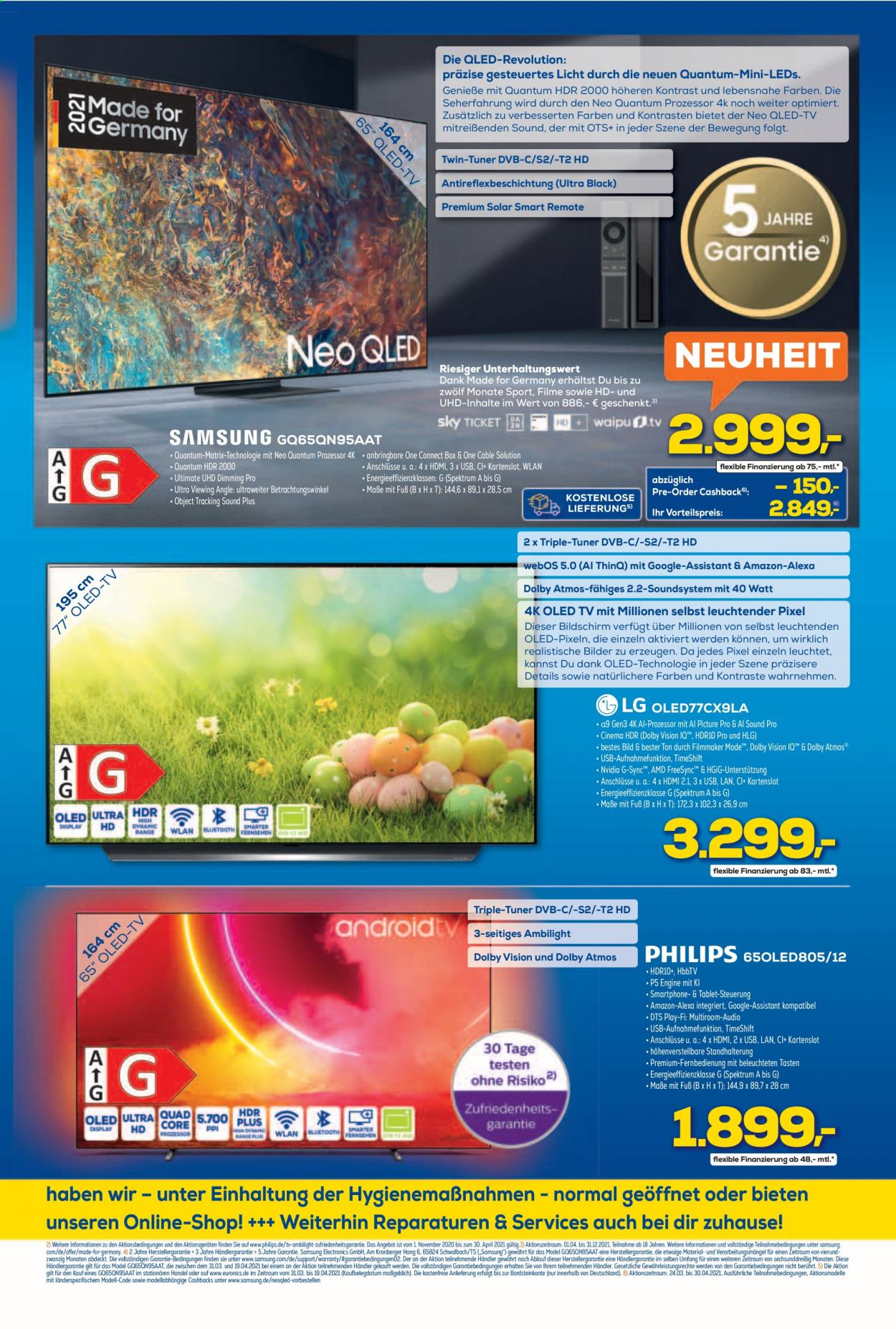 Euronics Prospekte  - 31.03.2021 - 6.04.2021. Seite 3