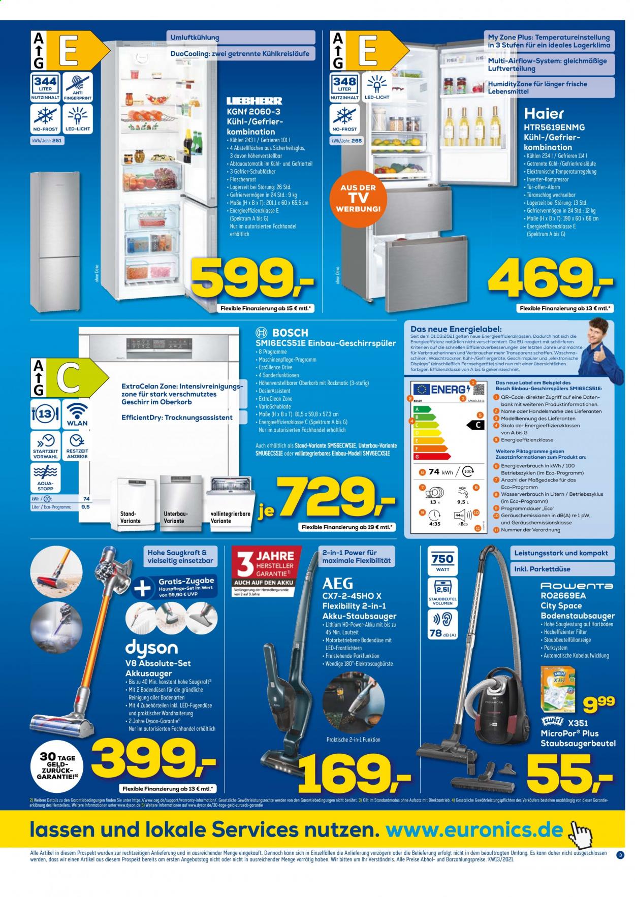 Euronics Prospekte  - 31.03.2021 - 6.04.2021. Seite 3