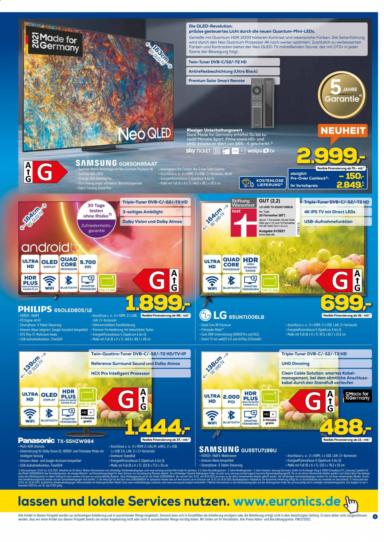 Euronics Prospekte  - 31.03.2021 - 6.04.2021. Seite 5