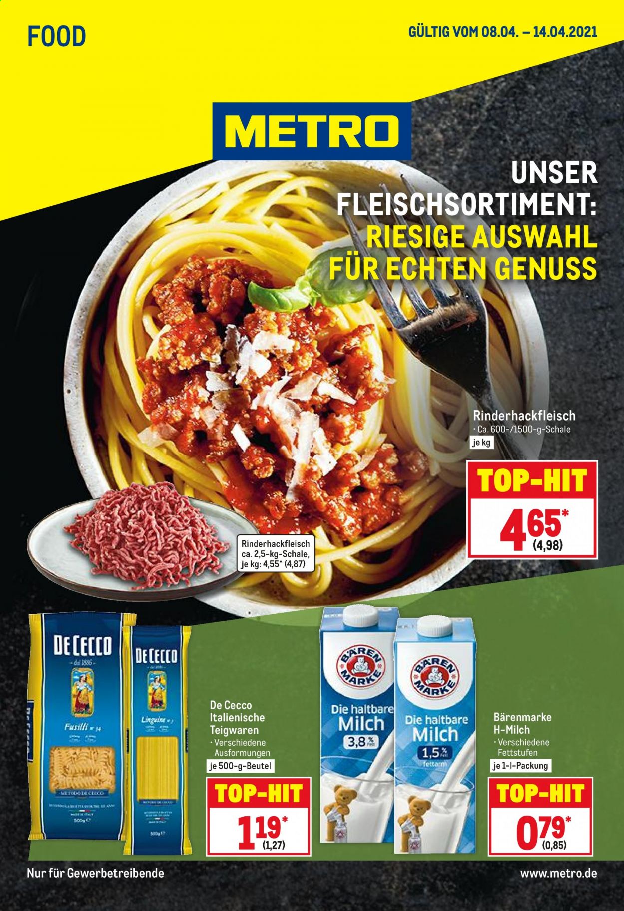 Metro Prospekte  - 8.04.2021 - 14.04.2021. Seite 1