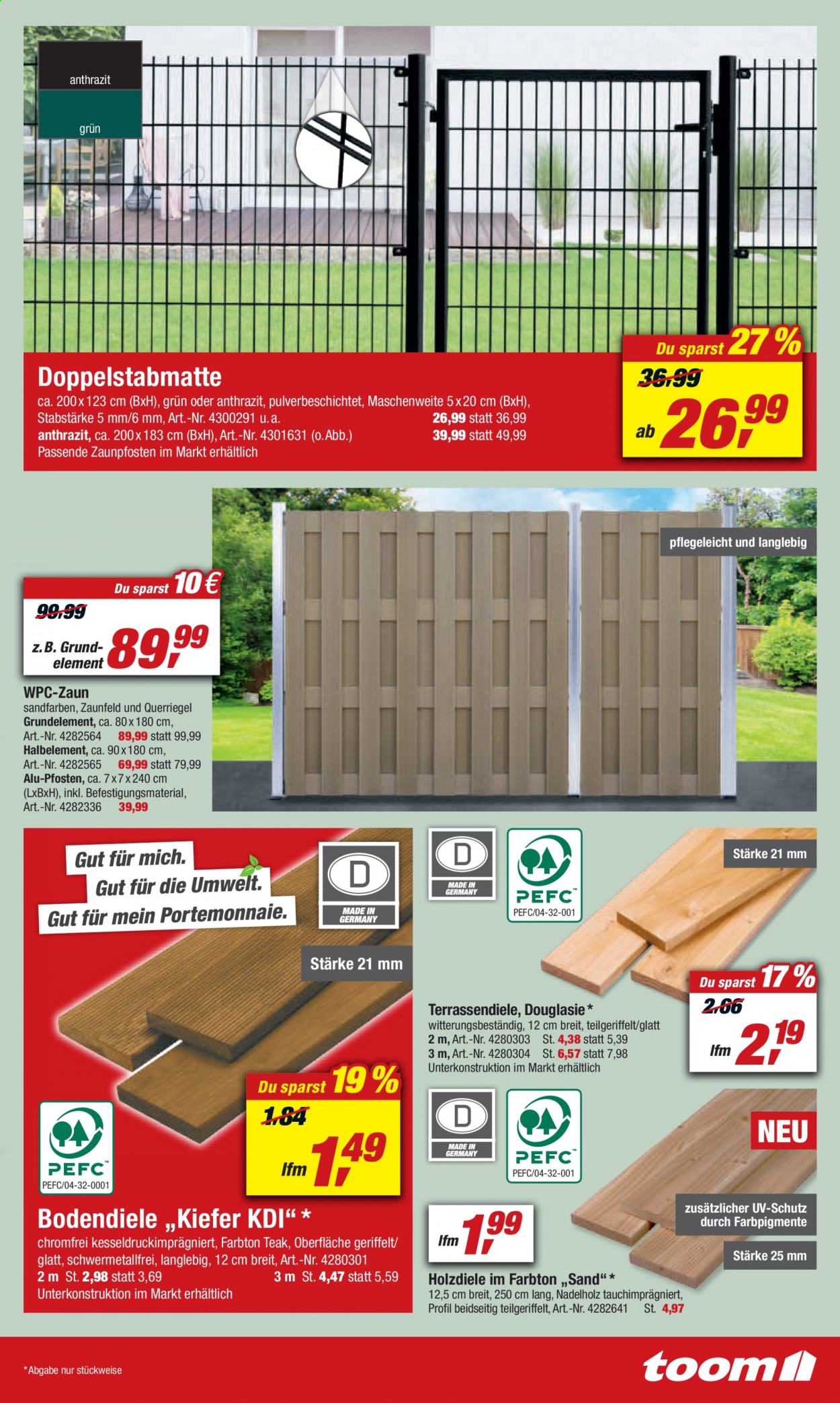 toom Baumarkt Prospekte  - 10.04.2021 - 16.04.2021. Seite 17